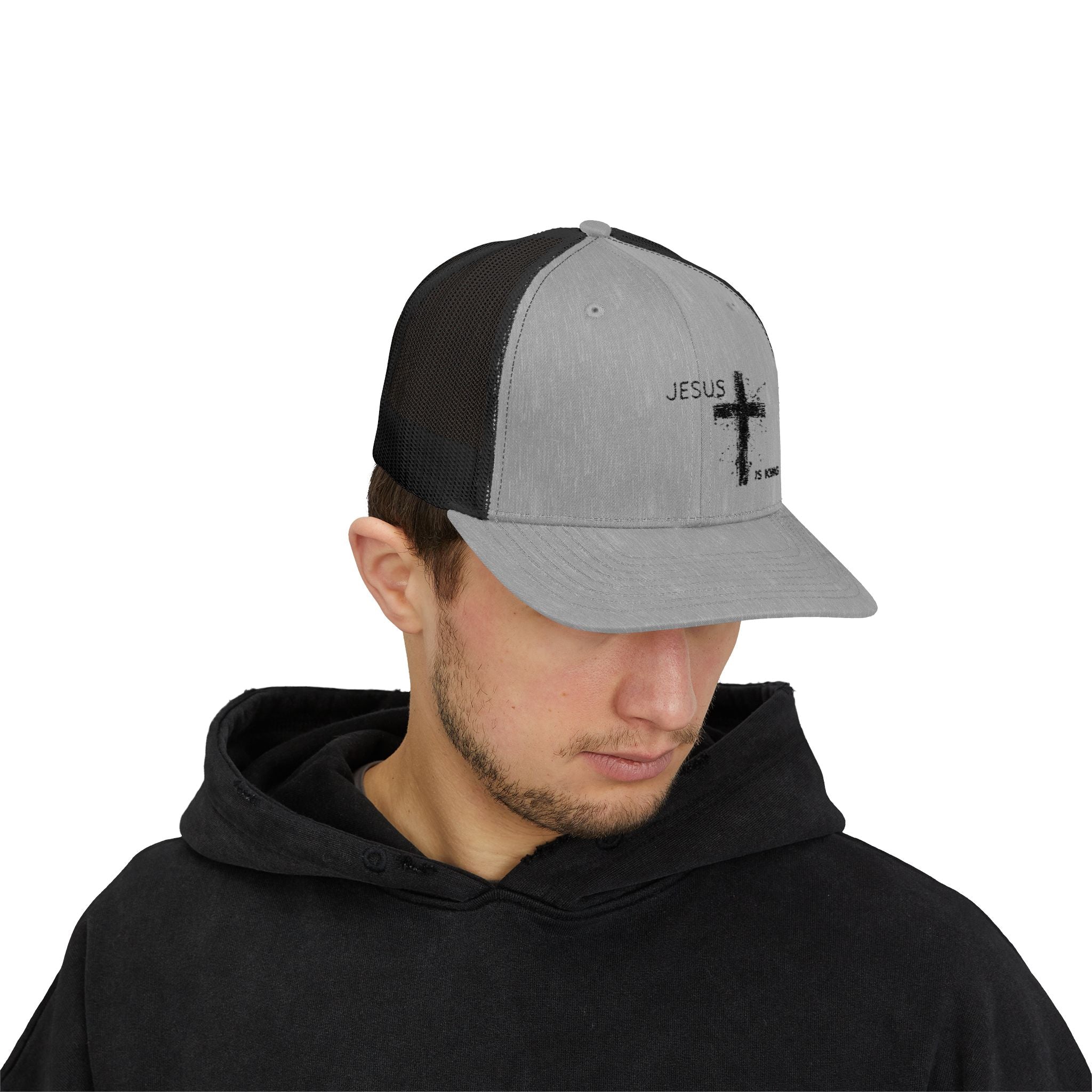 Jesus is King Snapback Trucker Hat