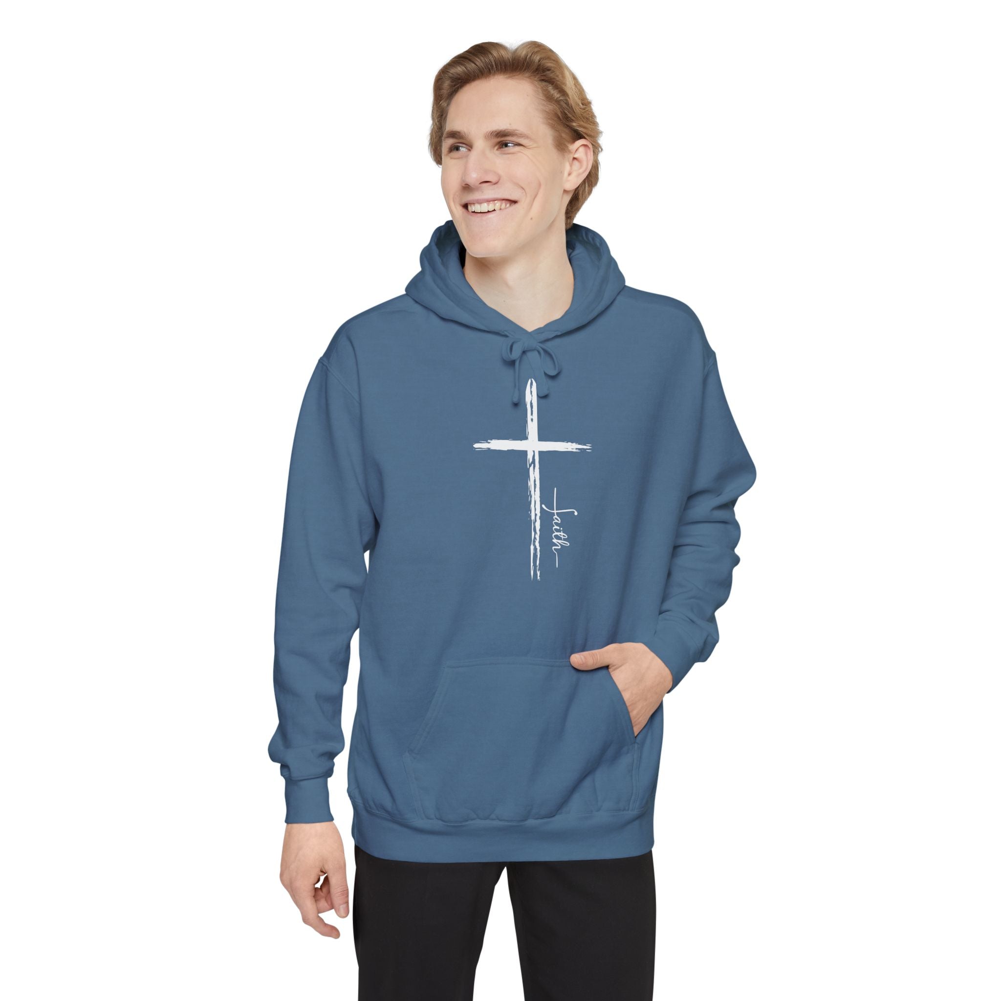 Cross With Faith Unisex Relaxed Fit Hoodie