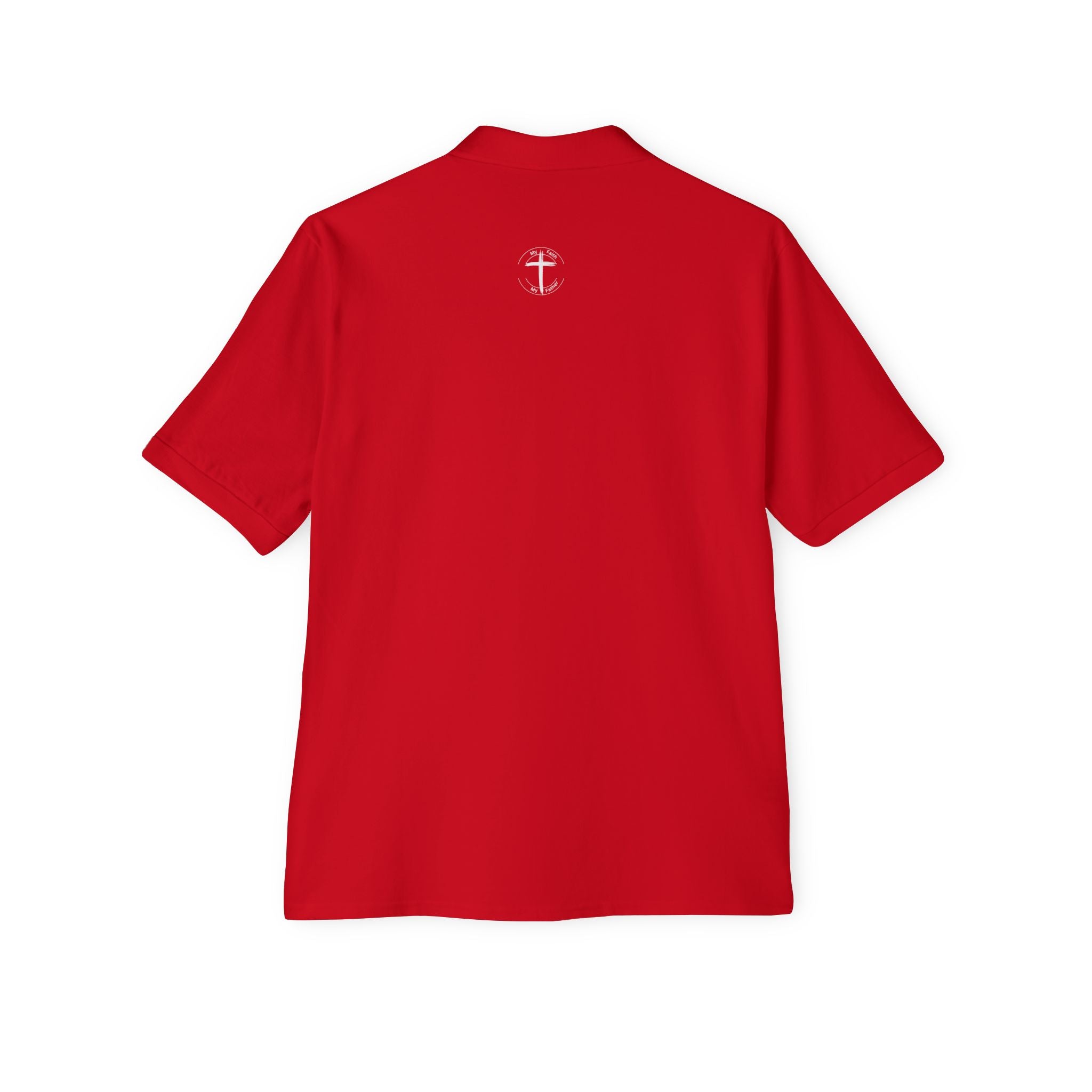 Jesus Cross Men's Piqué Polo