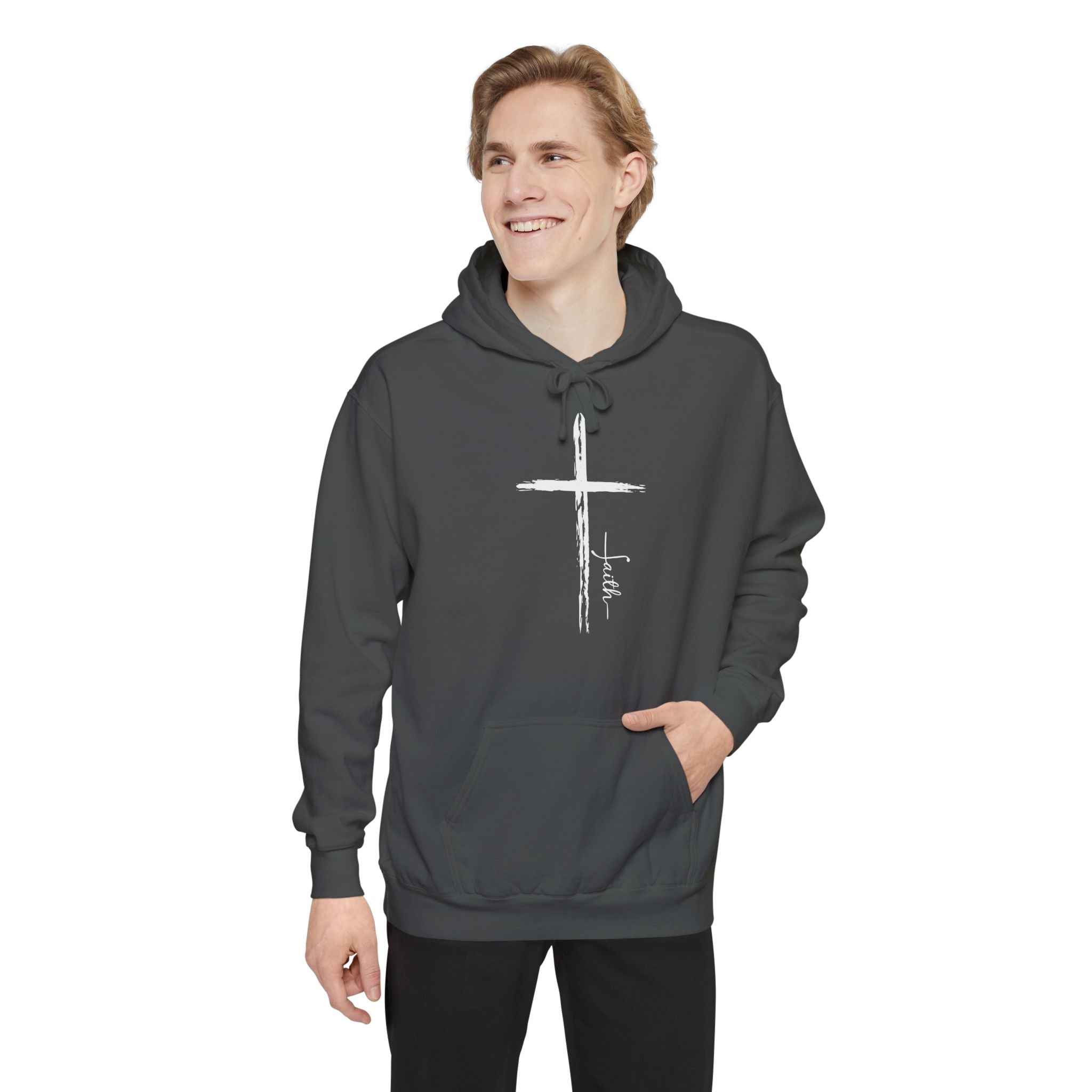 Cross With Faith Unisex Relaxed Fit Hoodie