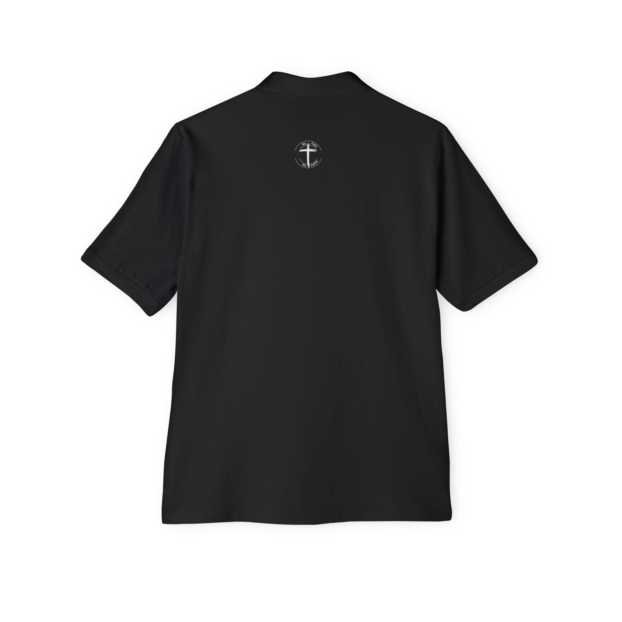 Jesus Cross Men's Piqué Polo