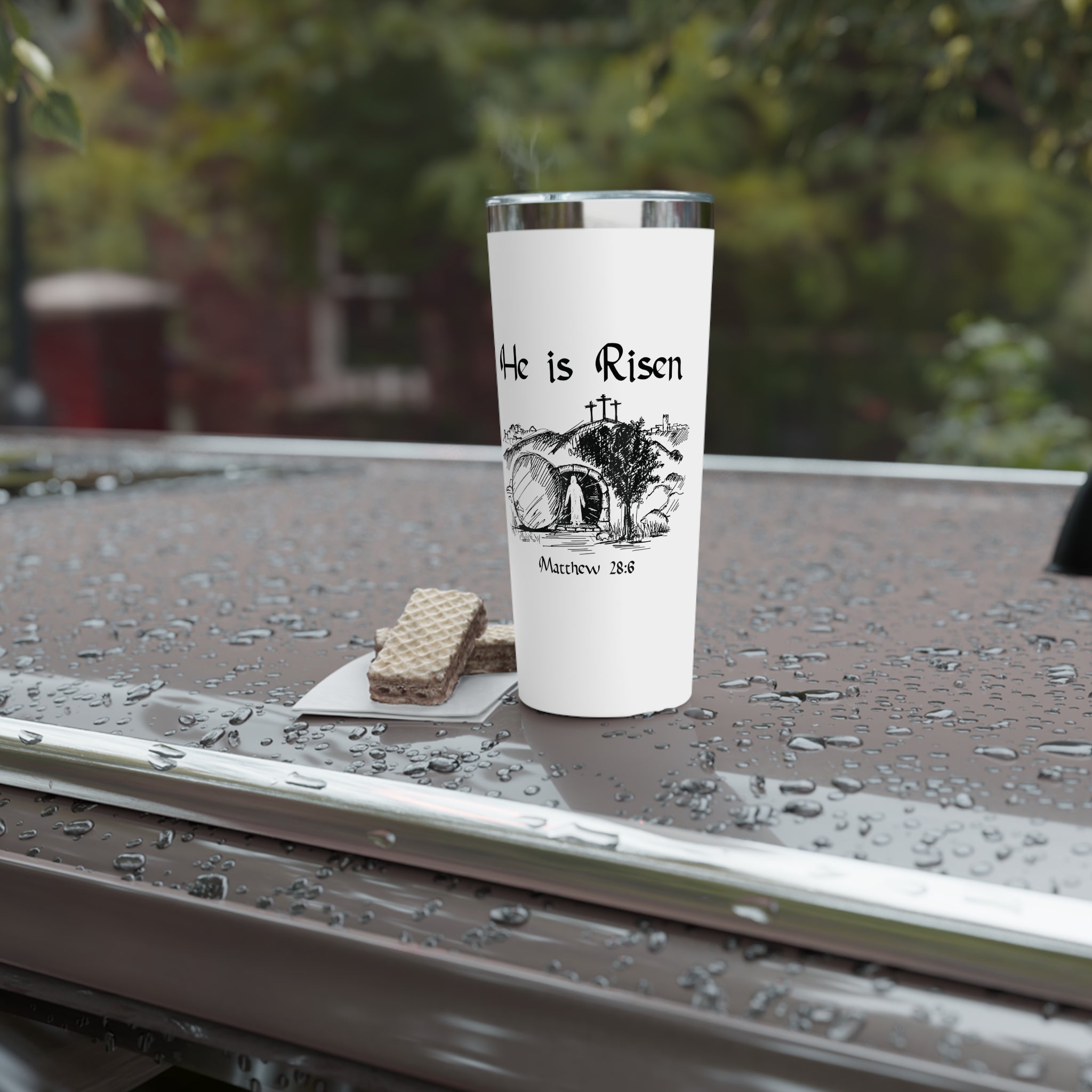 He Is Risen 22oz Copper Vacuum Insulated Tumbler