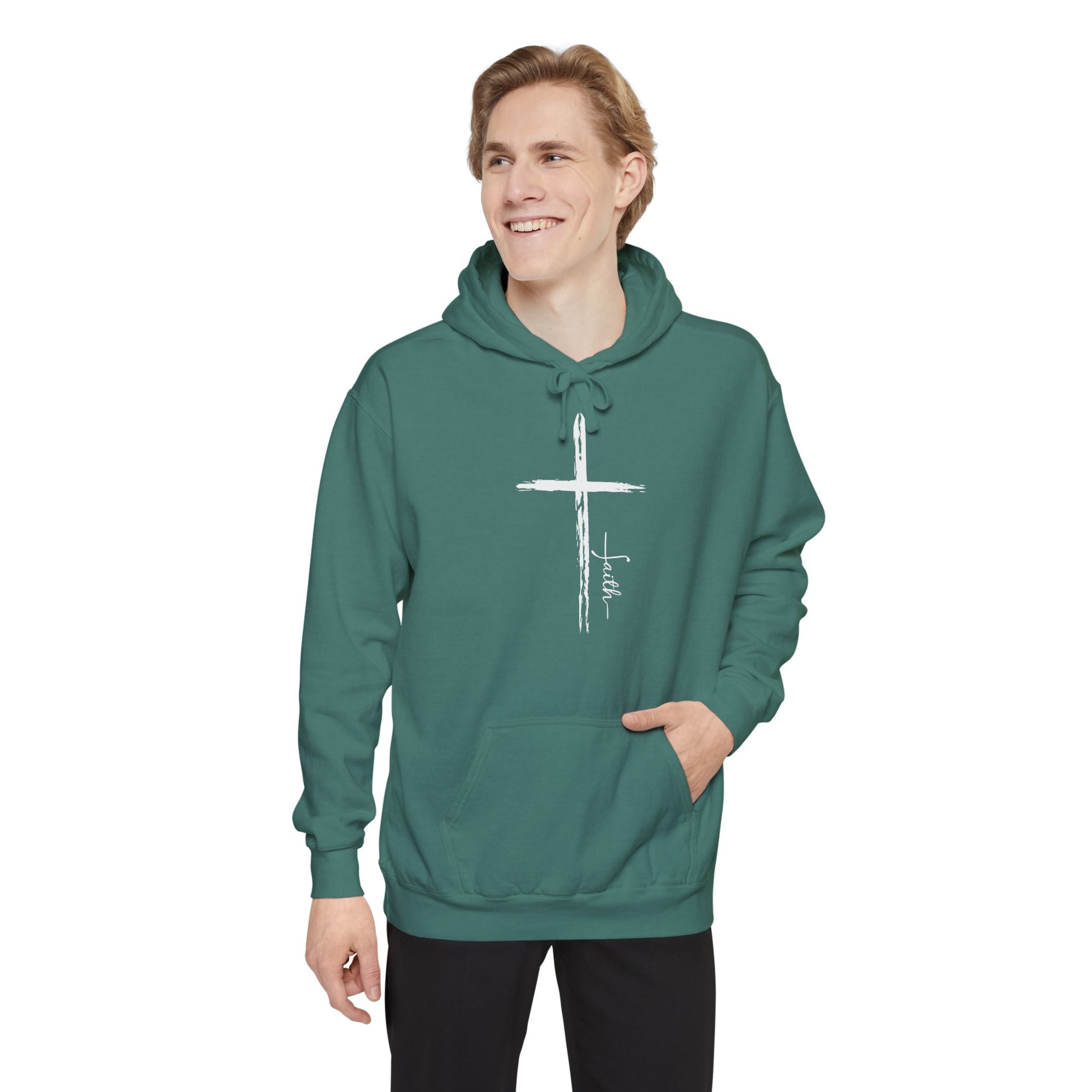 Cross With Faith Unisex Relaxed Fit Hoodie