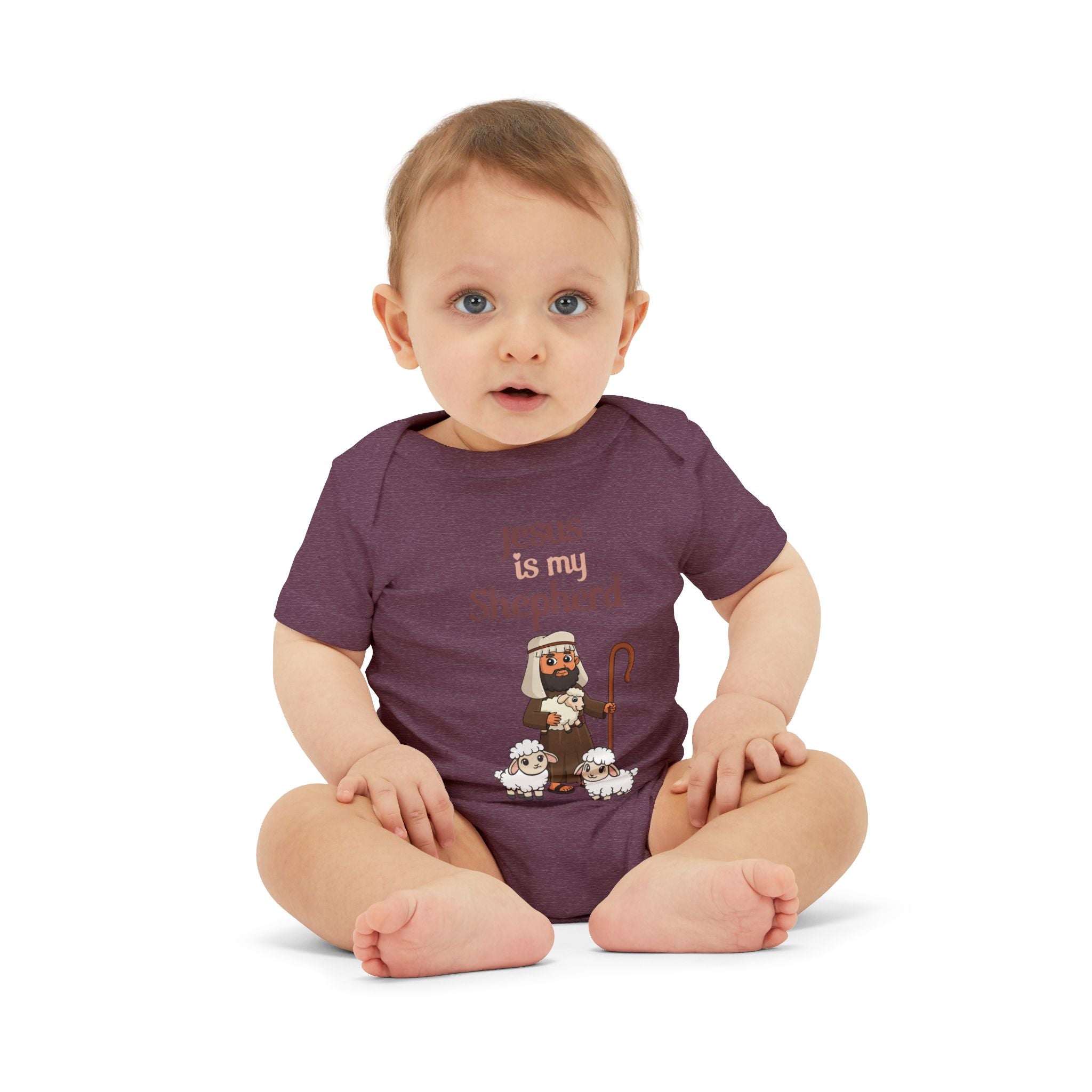 Jesus is My Shepherd Infant Onesie, Cute Christian Outfit, Newborn Gift, Baptism Clothing, Infant Apparel