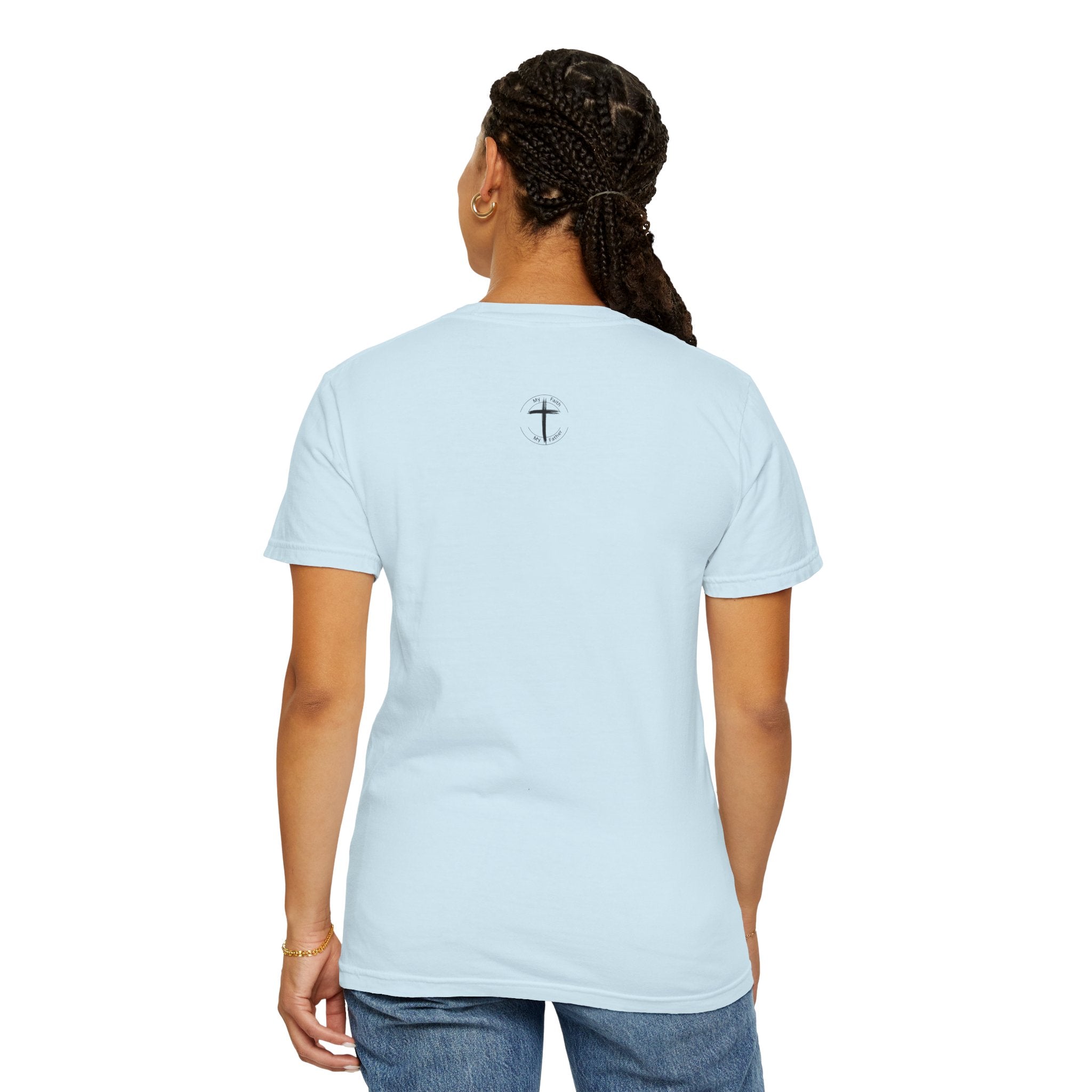 Jesus Touched My Water Unisex Relaxed Fit T-Shirt, Christian Casual T-Shirt for Wine Lovers, Fun Gift for Birthdays,