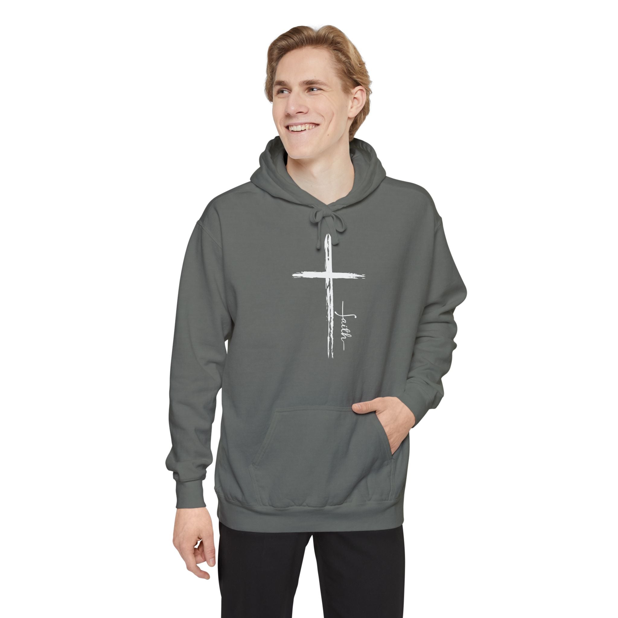 Cross With Faith Unisex Relaxed Fit Hoodie