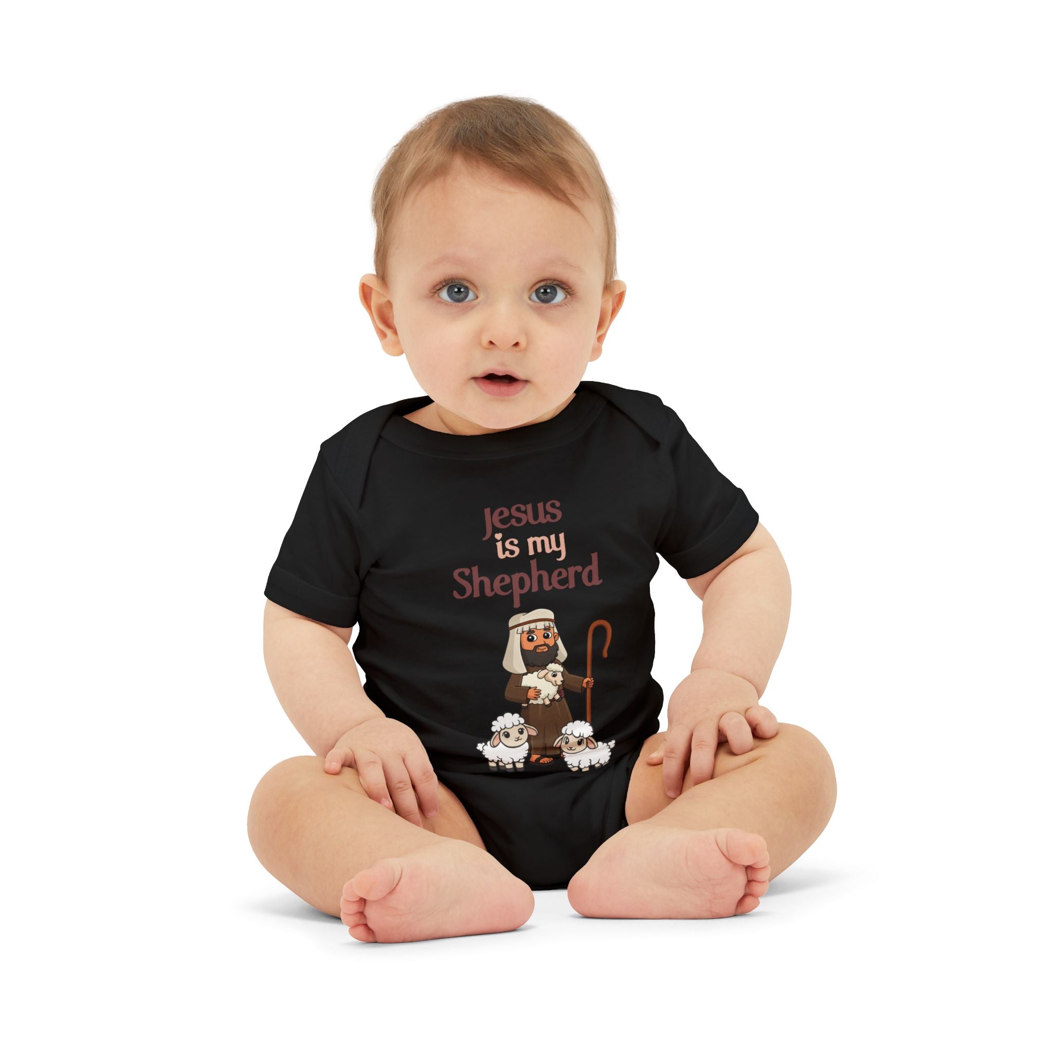 Jesus is My Shepherd Infant Onesie, Cute Christian Outfit, Newborn Gift, Baptism Clothing, Infant Apparel