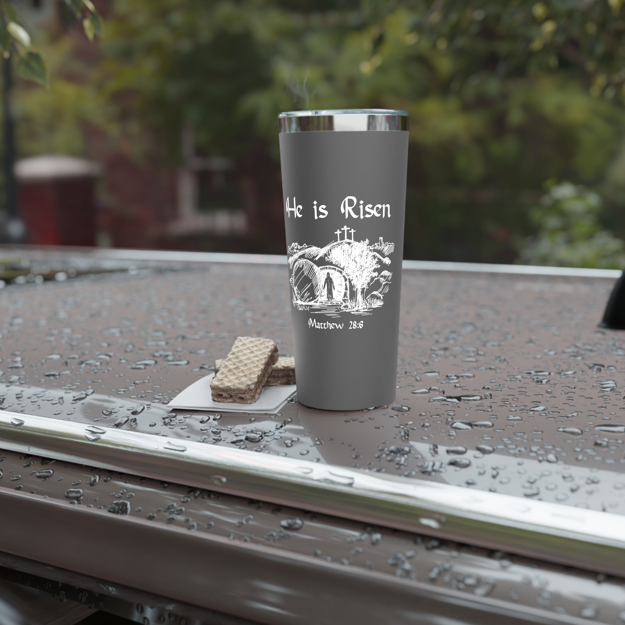 He Is Risen 22oz Copper Vacuum Insulated Tumbler
