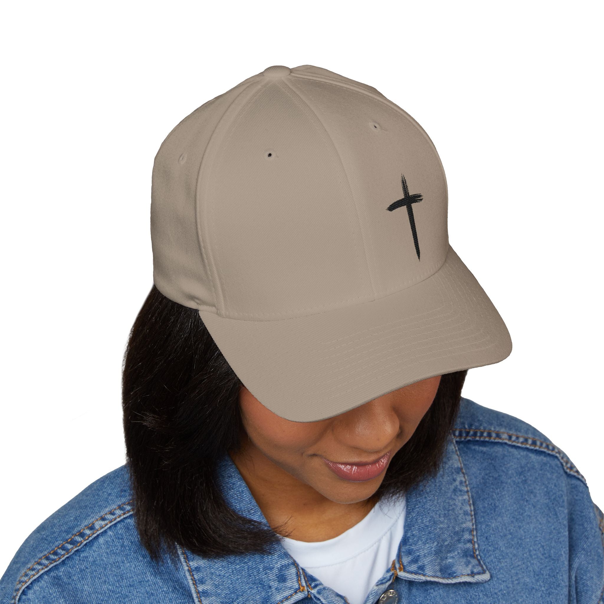 Black Cross Flexfit Hat