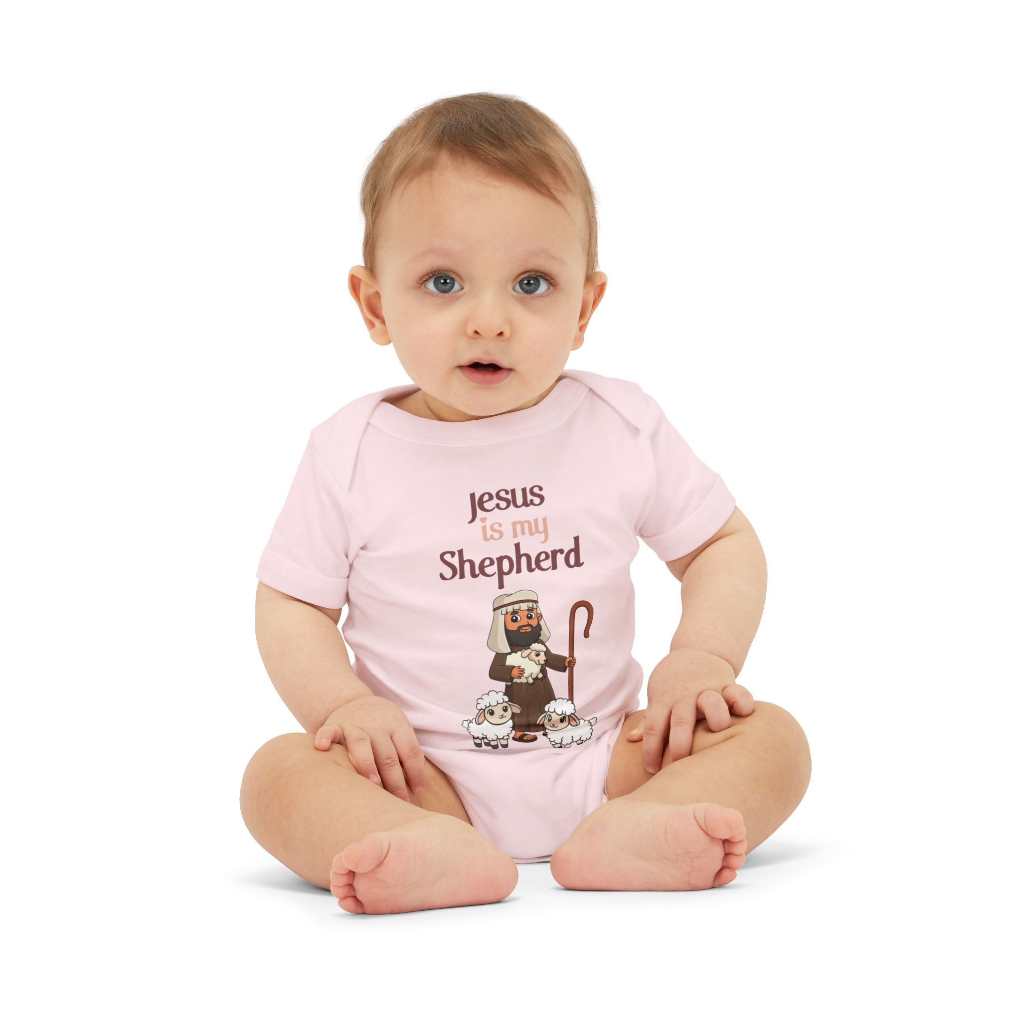 Jesus is My Shepherd Infant Onesie, Cute Christian Outfit, Newborn Gift, Baptism Clothing, Infant Apparel