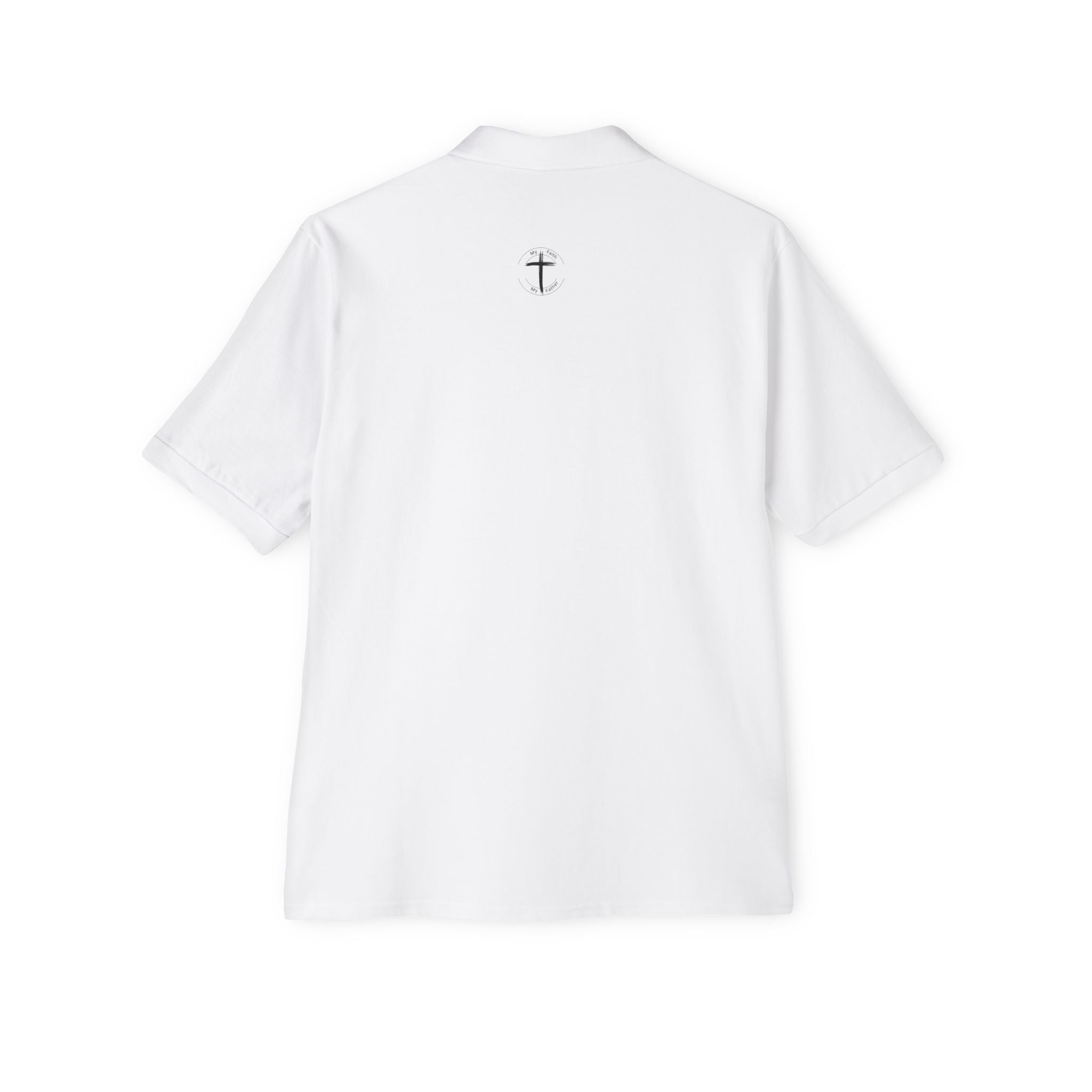 Jesus Cross Men's Piqué Polo