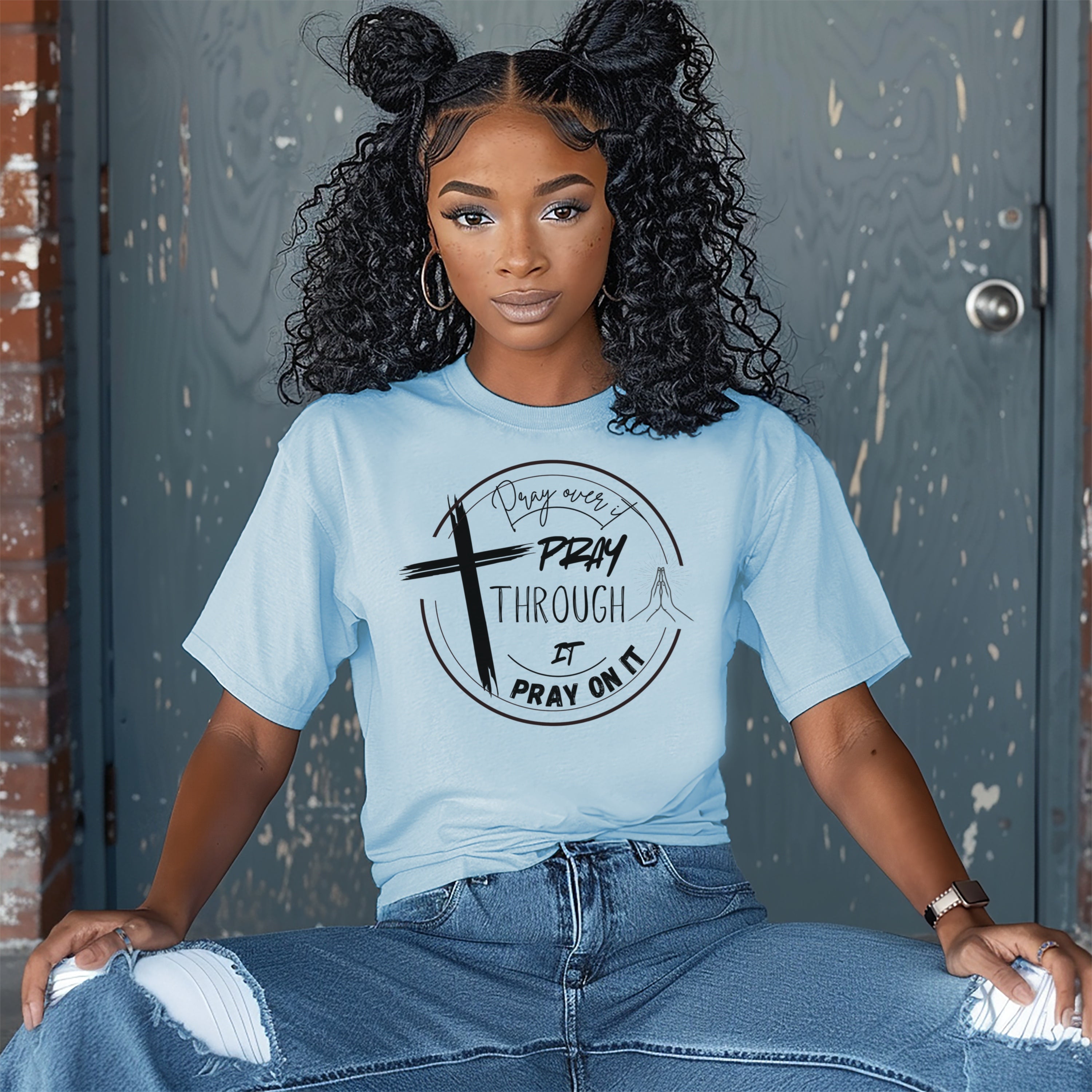 Pray Over It Unisex Relaxed Fit T-Shirt