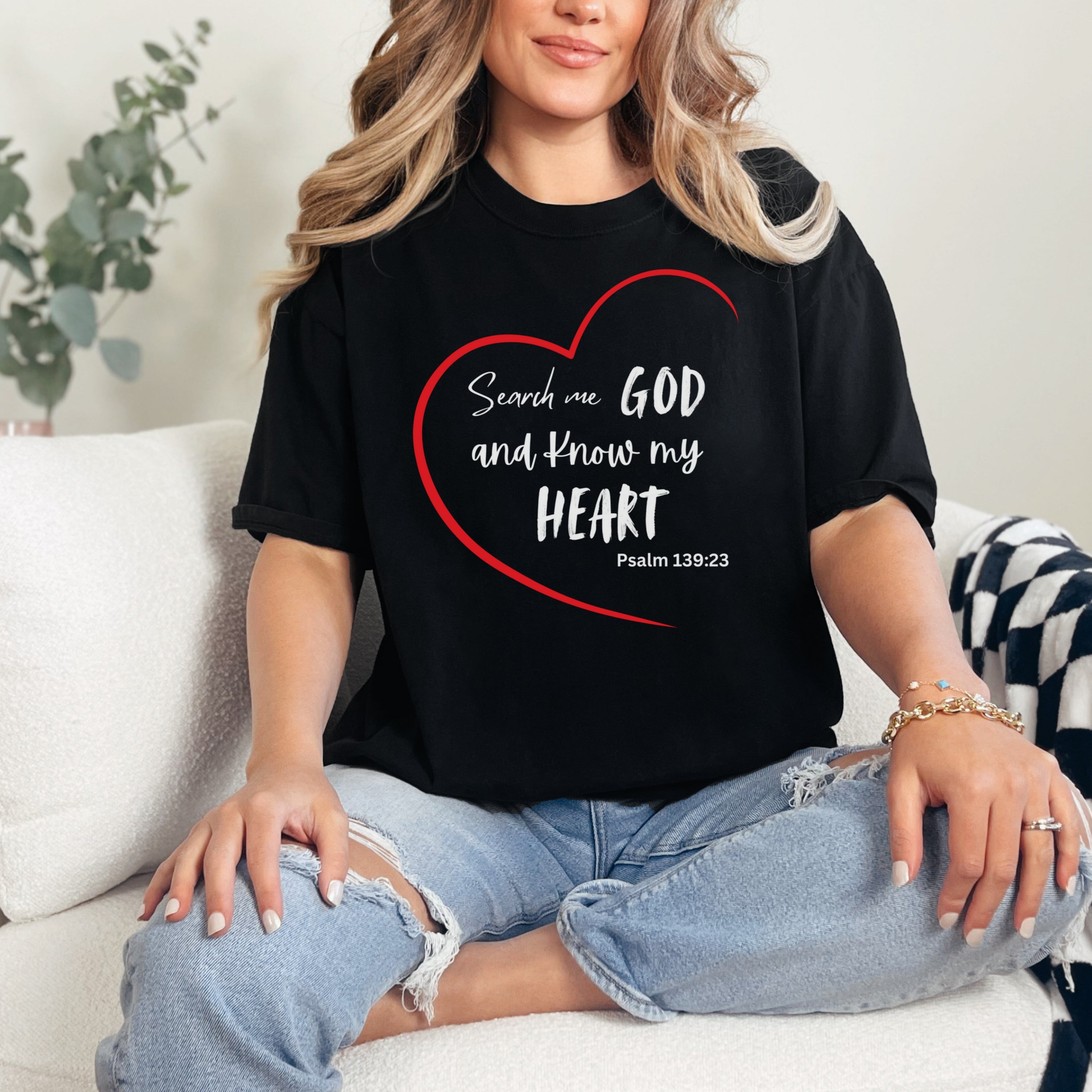 Search Me God Unisex Relaxed Fit T-Shirt