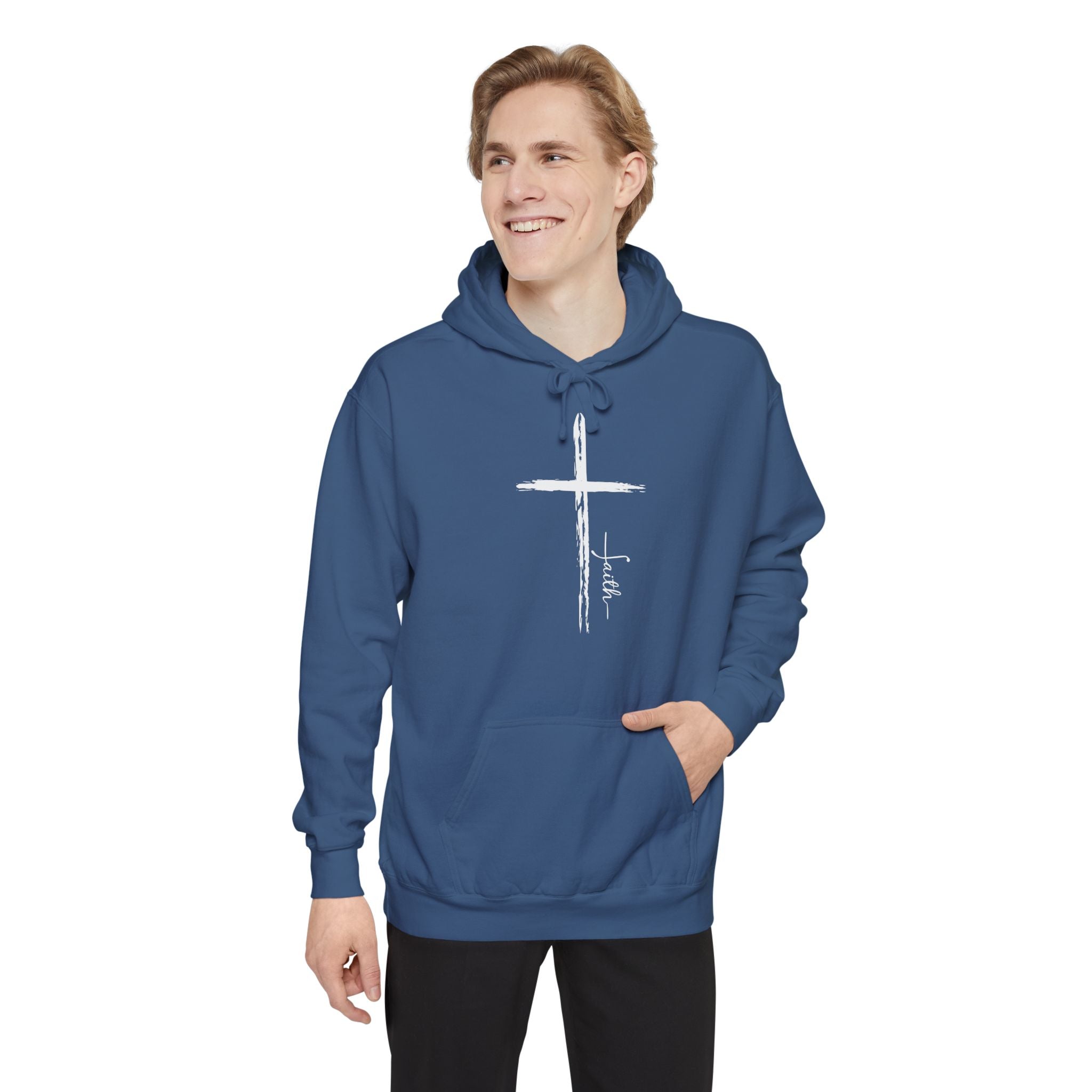 Cross With Faith Unisex Relaxed Fit Hoodie