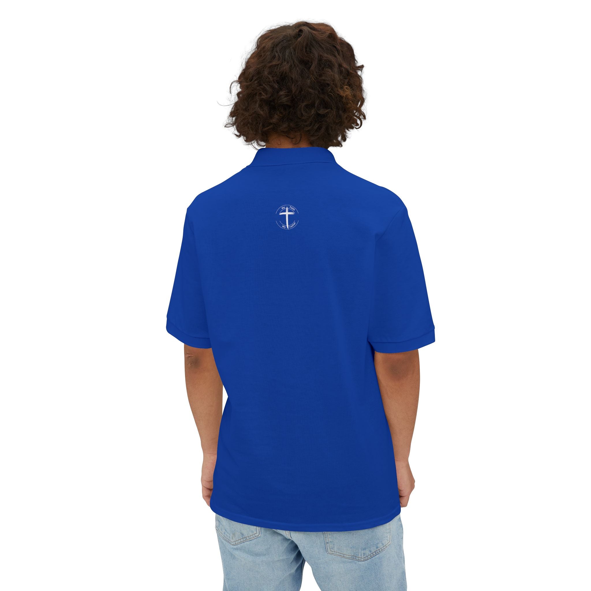 Faith + Cross Men's Piqué Polo Shirt