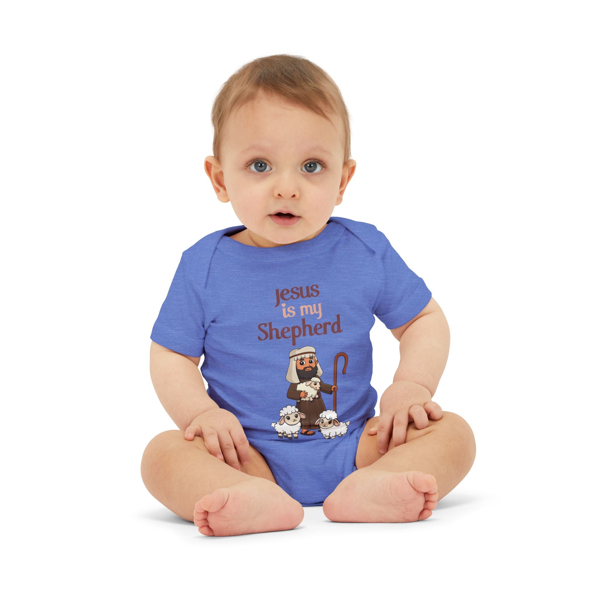 Jesus is My Shepherd Infant Onesie, Cute Christian Outfit, Newborn Gift, Baptism Clothing, Infant Apparel