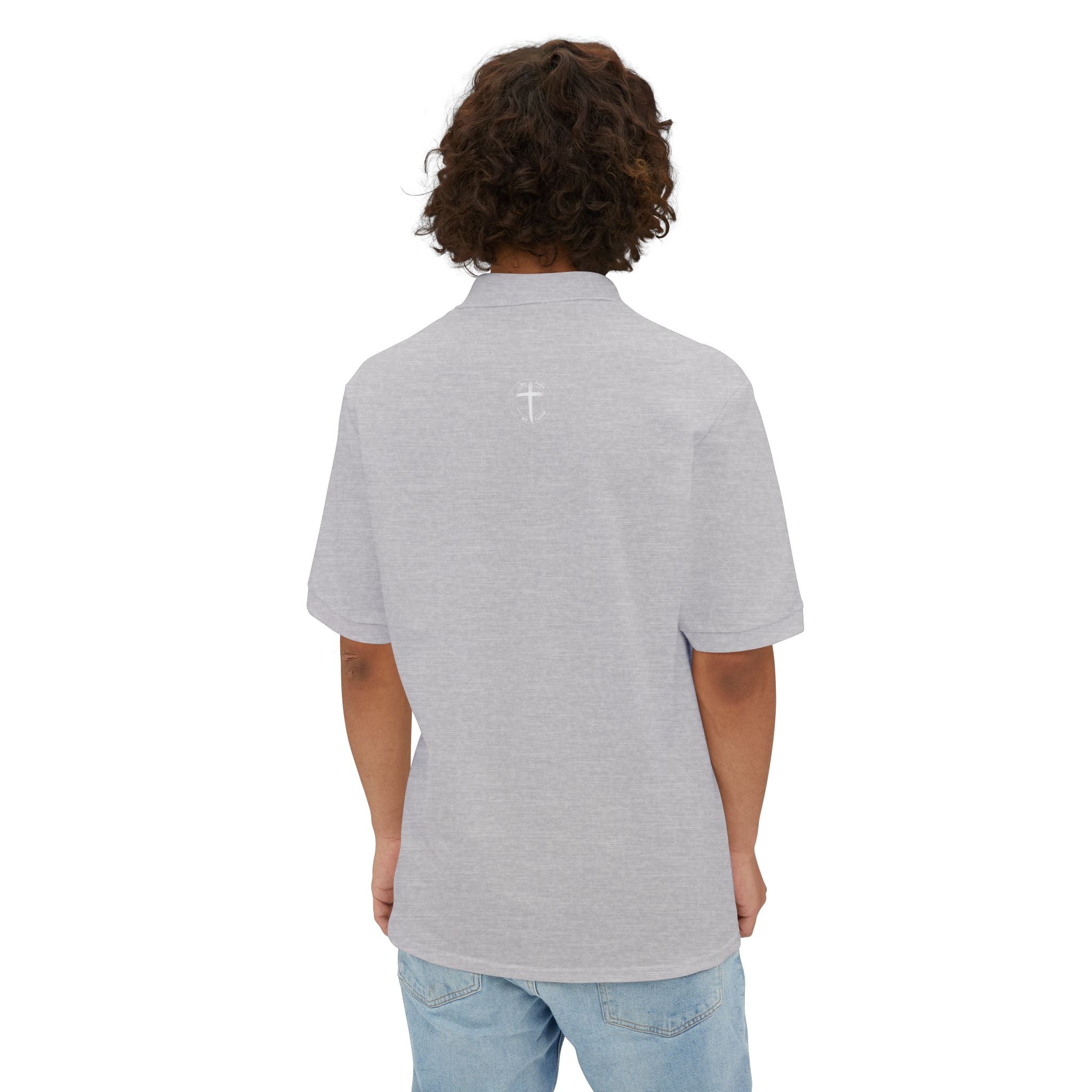 Faith + Cross Men's Piqué Polo Shirt