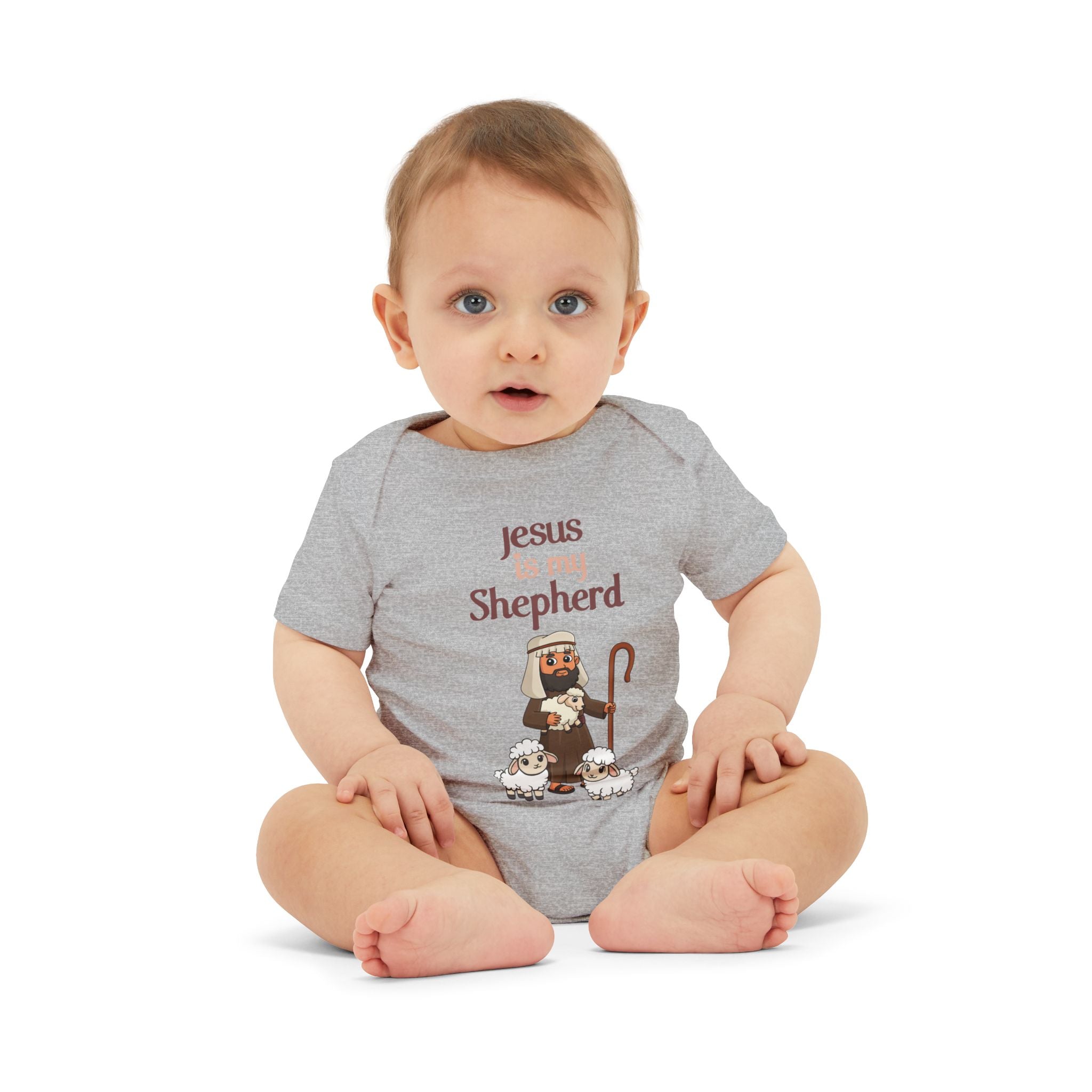 Jesus is My Shepherd Infant Onesie, Cute Christian Outfit, Newborn Gift, Baptism Clothing, Infant Apparel