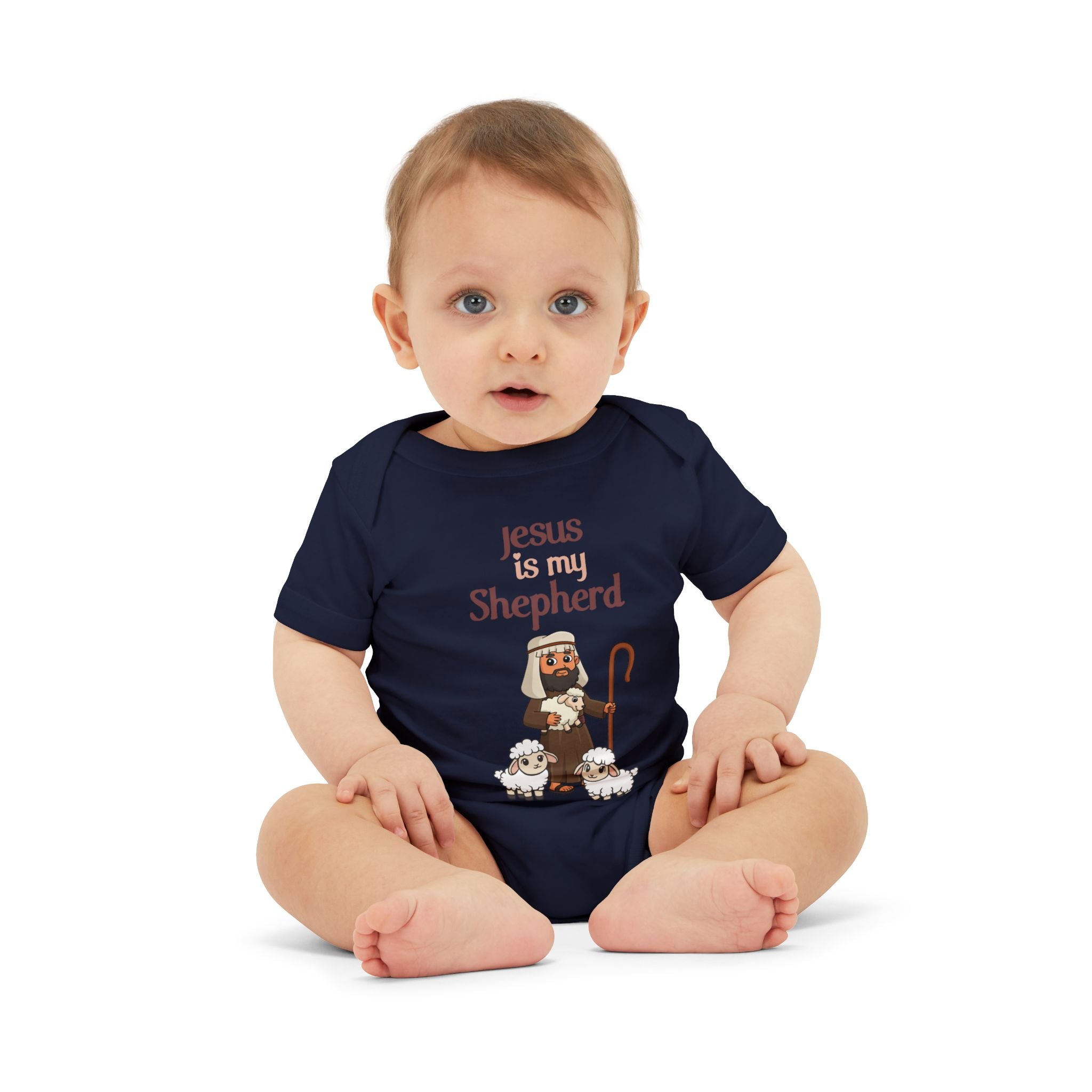 Jesus is My Shepherd Infant Onesie, Cute Christian Outfit, Newborn Gift, Baptism Clothing, Infant Apparel