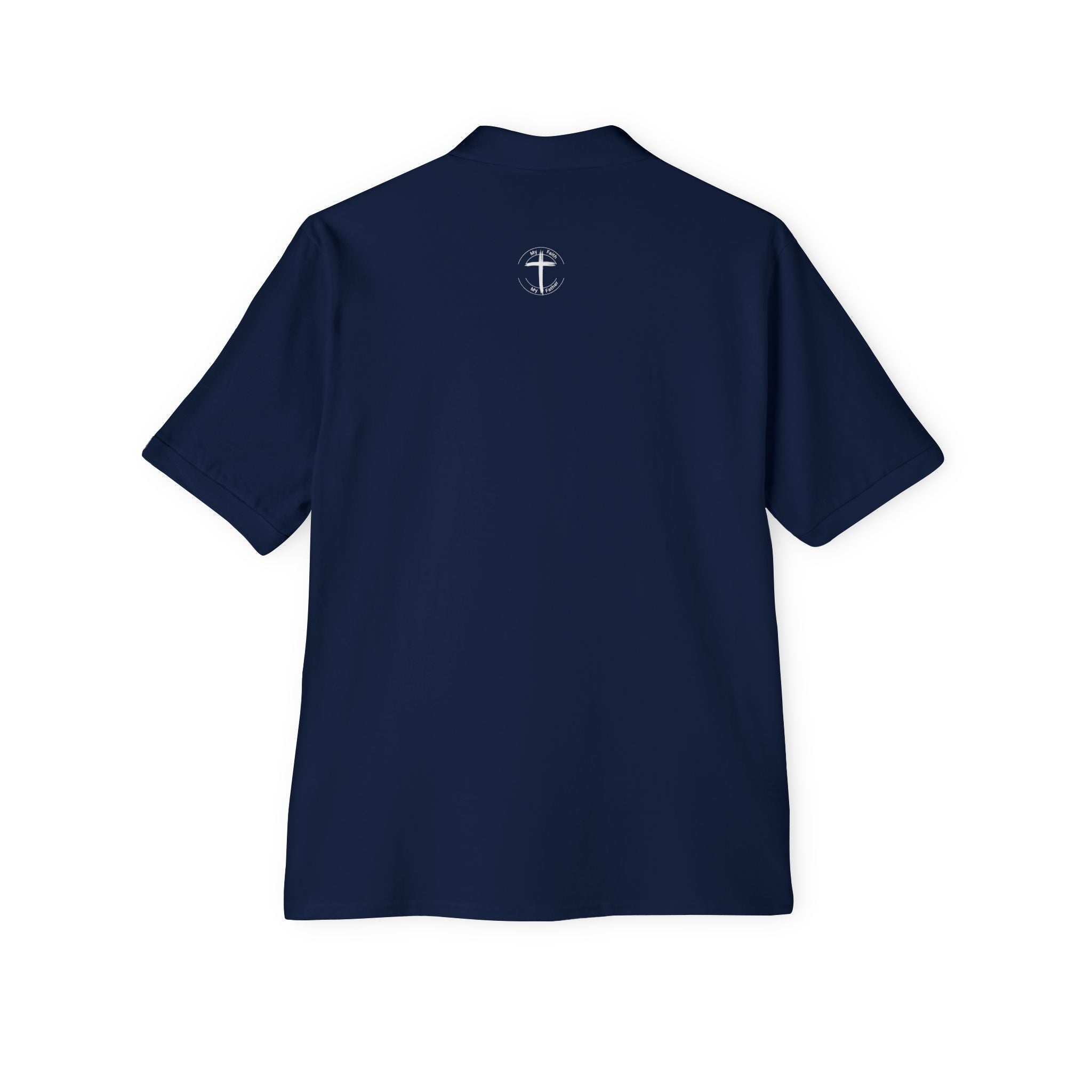 Jesus Cross Men's Piqué Polo