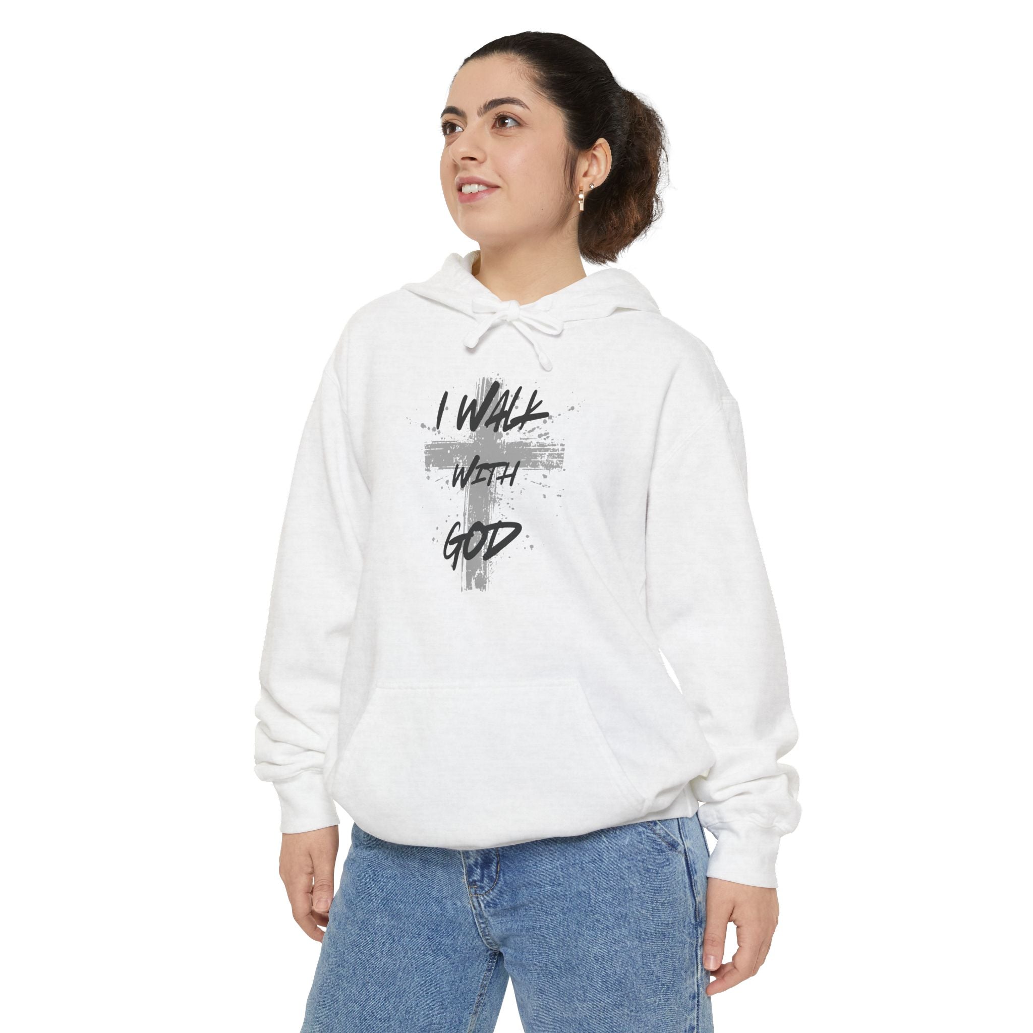 I Walk With God Unisex Relaxed Fit Hoodie