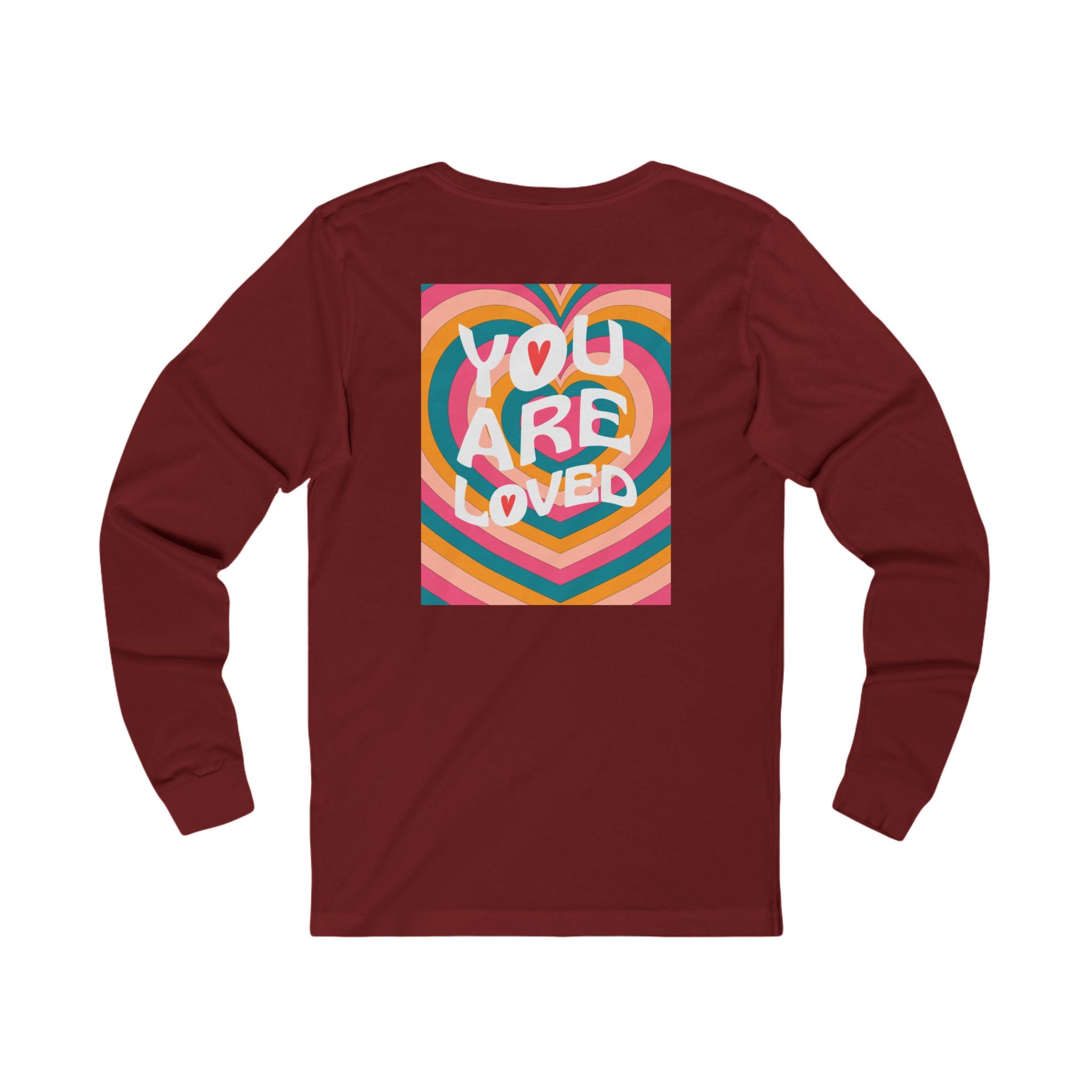 You Are Loved Retro Unisex Long Sleeve T-Shirt