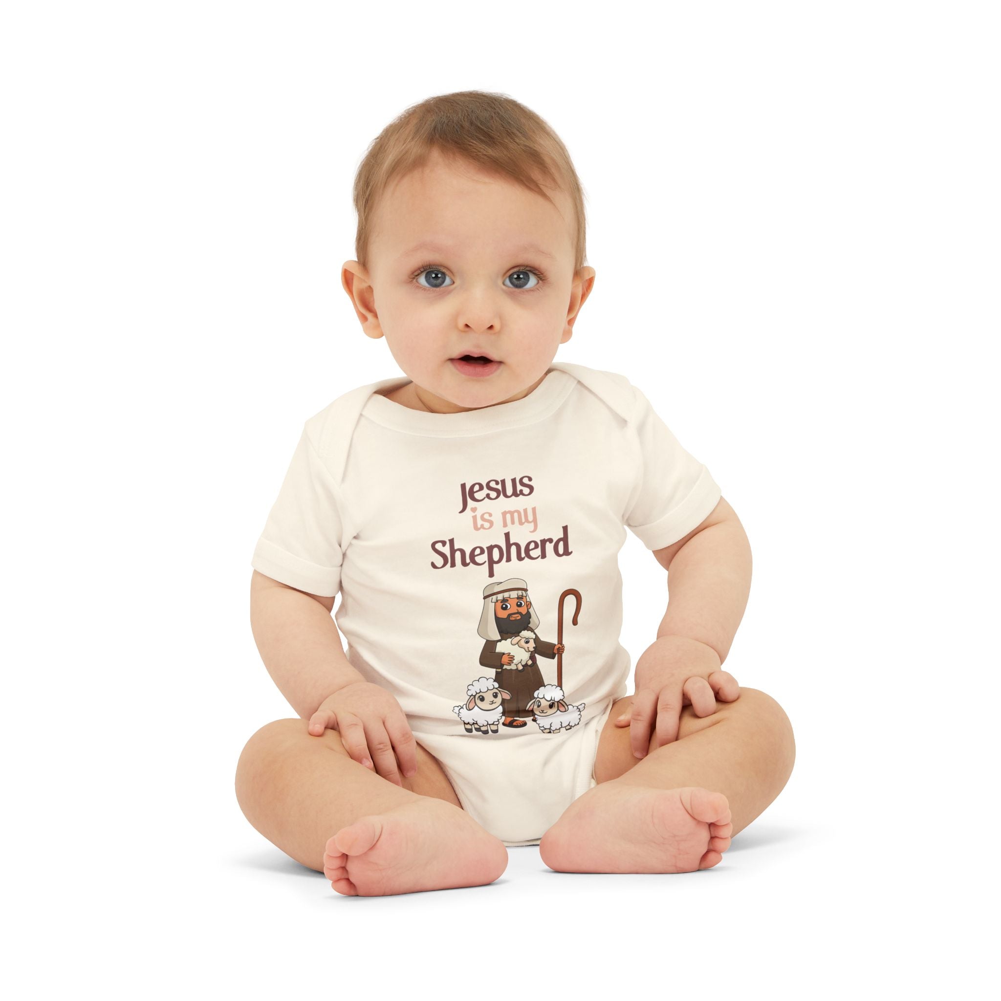 Jesus is My Shepherd Infant Onesie, Cute Christian Outfit, Newborn Gift, Baptism Clothing, Infant Apparel