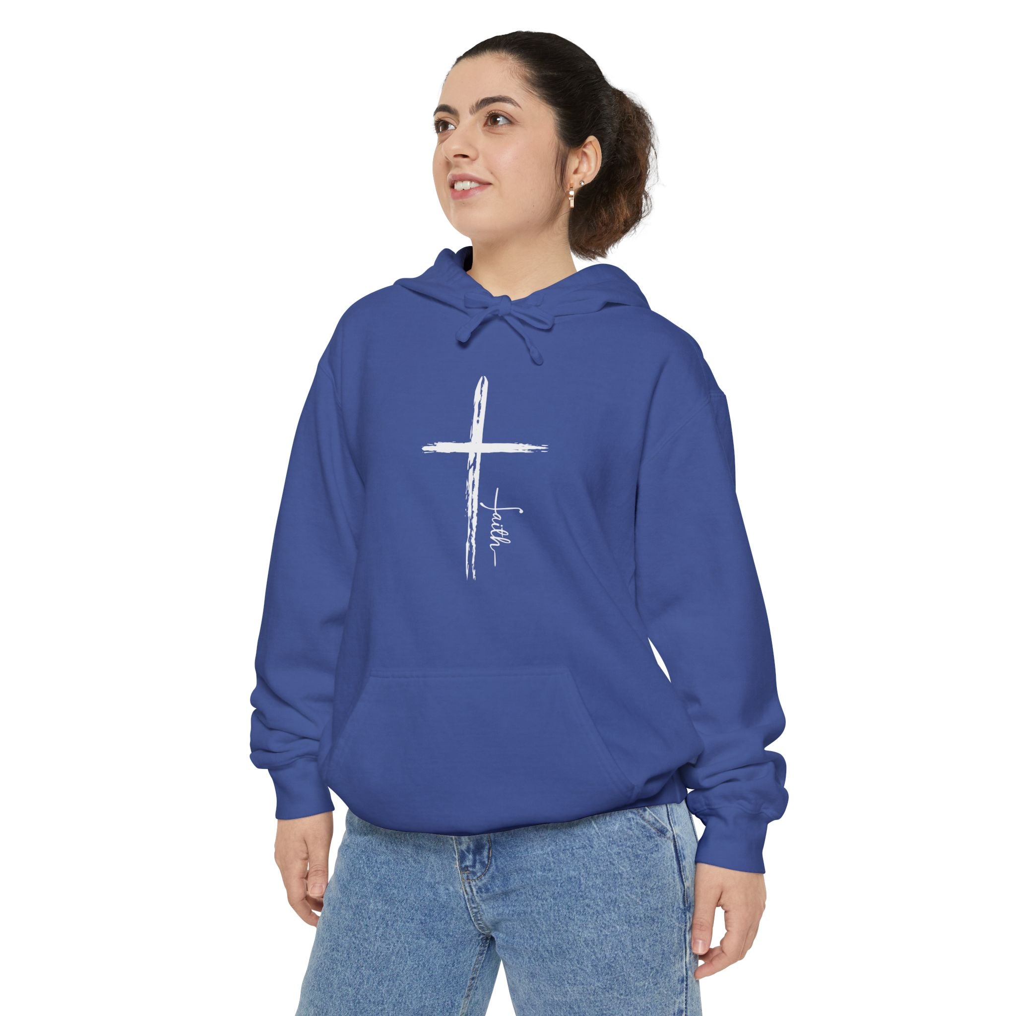 Cross With Faith Unisex Relaxed Fit Hoodie