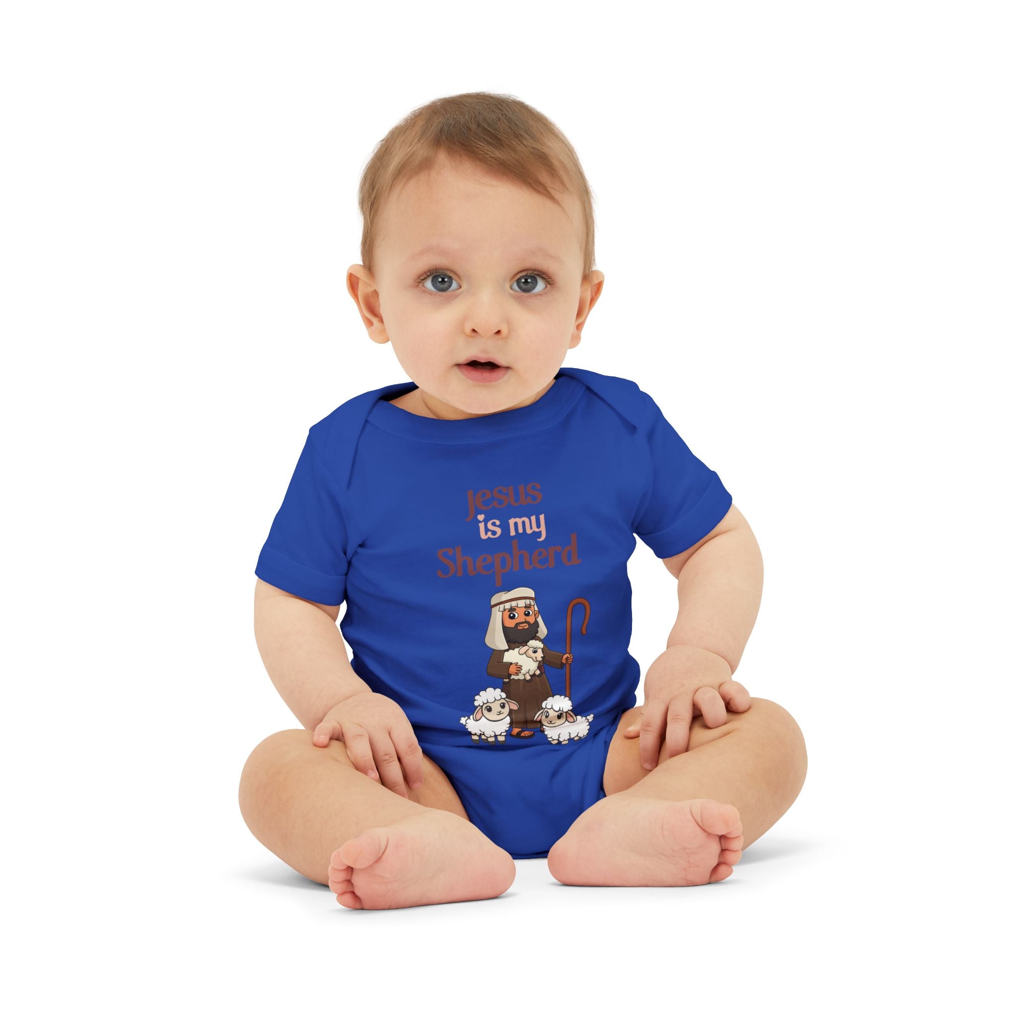 Jesus is My Shepherd Infant Onesie, Cute Christian Outfit, Newborn Gift, Baptism Clothing, Infant Apparel