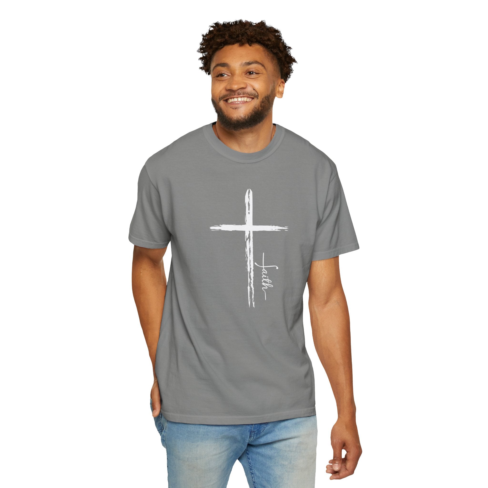 Cross With Faith Unisex Relaxed Fit T-Shirt