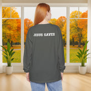 Jesus Saves Unisex Long Sleeve T-Shirt - My Faith My Father