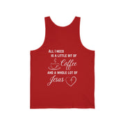 All I Need Unisex Jersey Tank Top - My Faith My Father