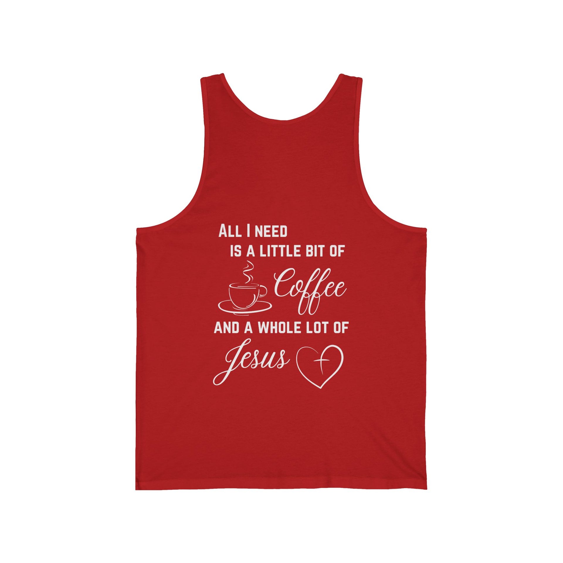 All I Need Unisex Jersey Tank Top - My Faith My Father