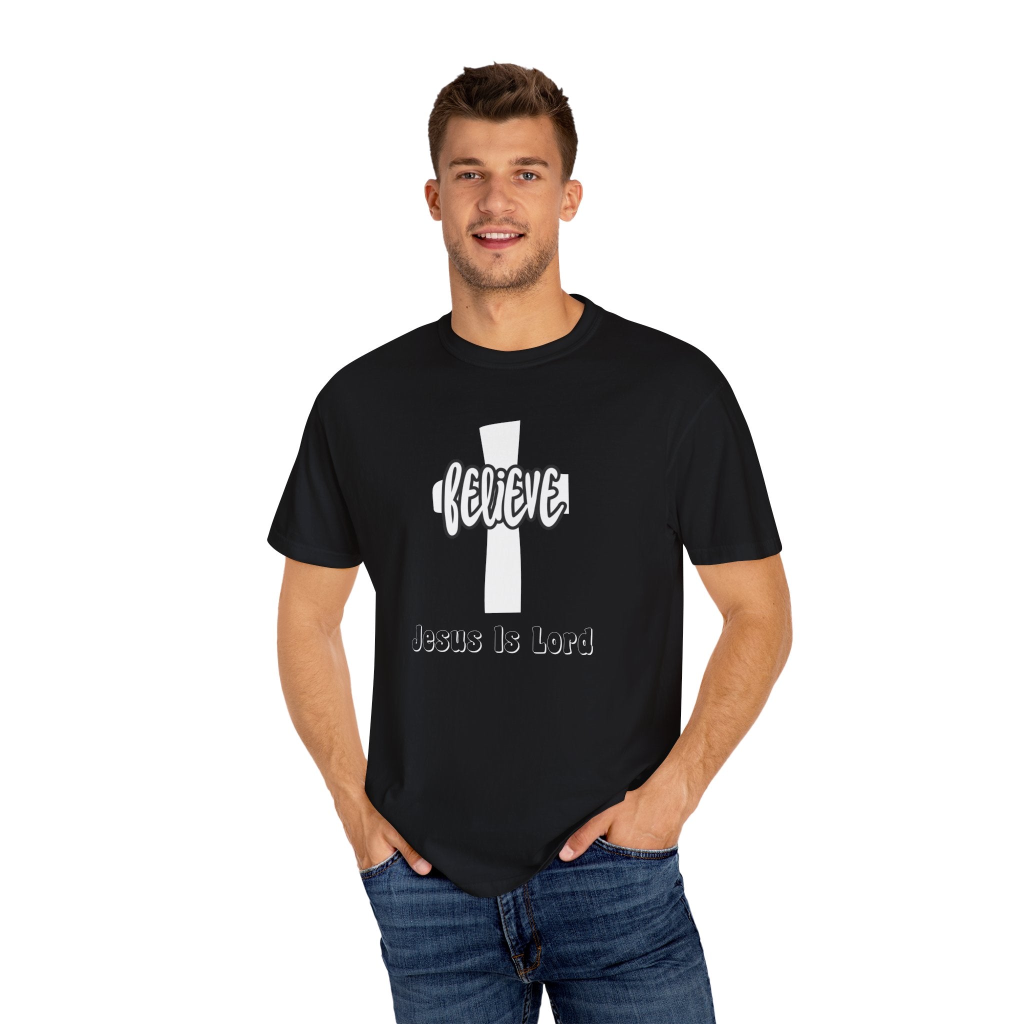 Believe Jesus Is Lord Unisex Relaxed Fit T-Shirt