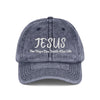 Embroidered Vintage Cap - Jesus The Way, The Truth, The Life Hat - My Faith My Father