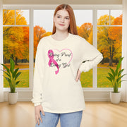 Living Proof Of A Loving God Heart Unisex Relaxed Fit Long Sleeve T-Shirt - My Faith My Father