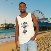 I Walk With God Unisex Relaxed Fit Tank Top - My Faith My Father