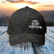 God Is My Refuge Flexfit Hat - My Faith My Father