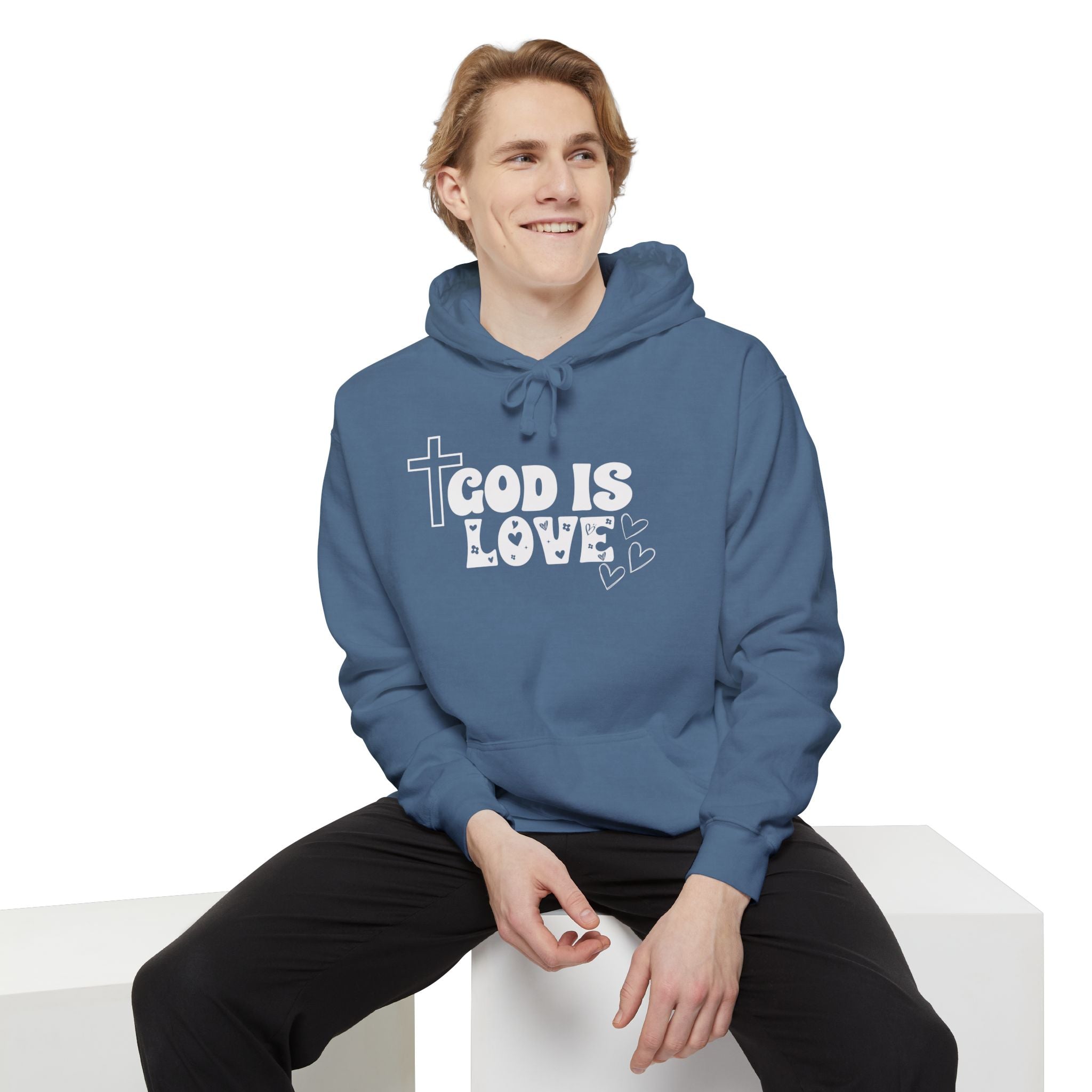 God Is Love Unisex Relaxed Fit Hoodie