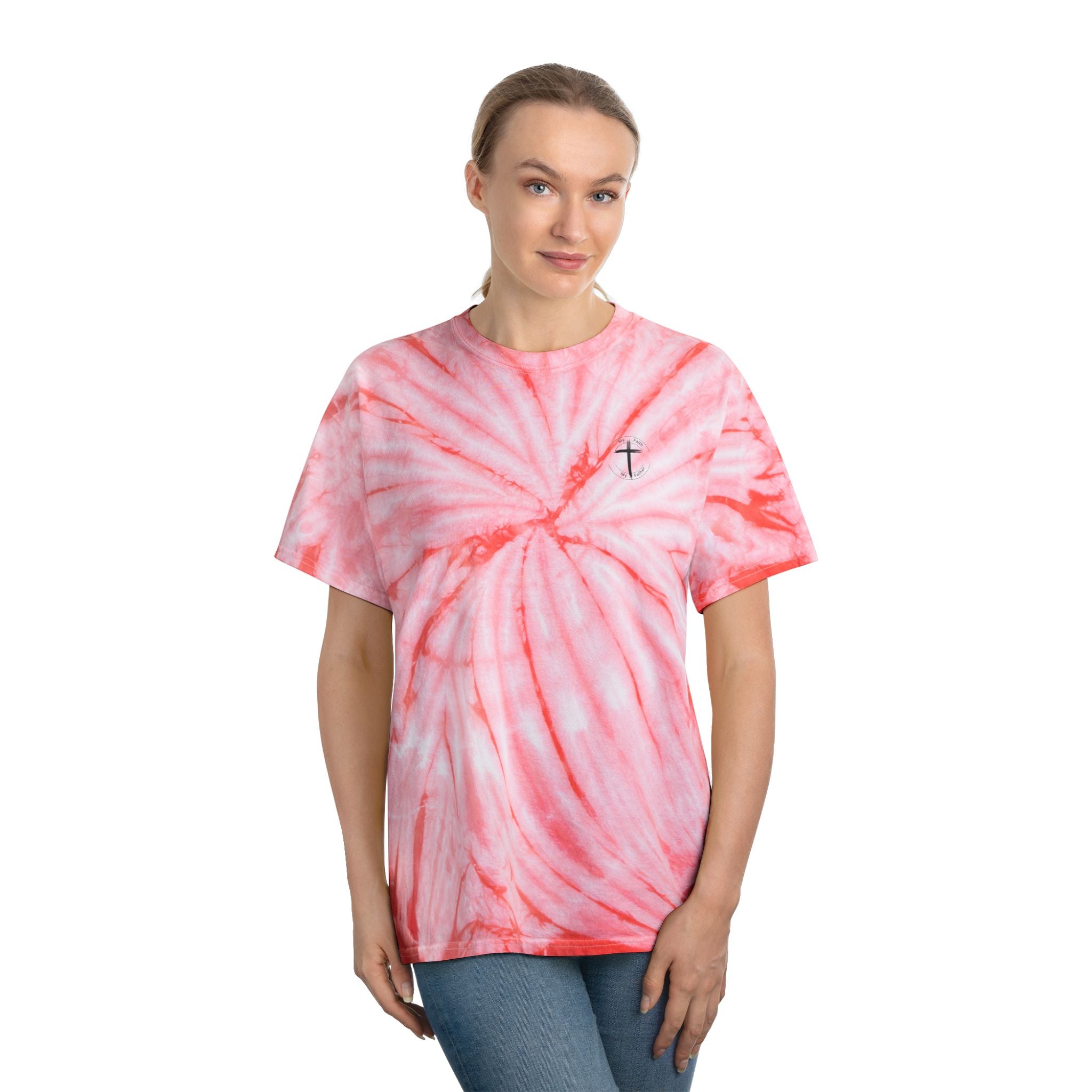 All I Need Is Coffee and Jesus – Unisex Christian Tie-Dye T-Shirt | Faith & Coffee Cyclone Tee