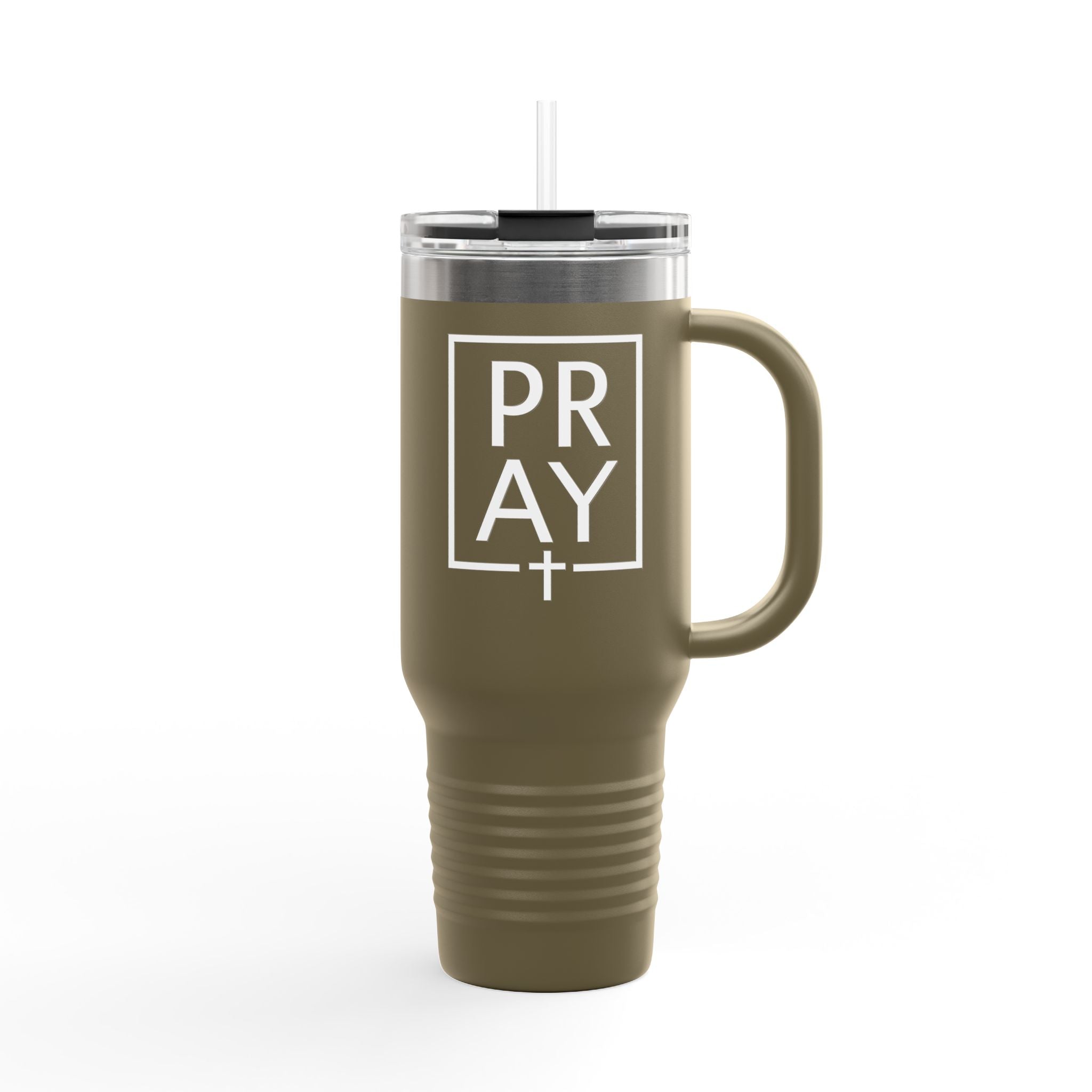 Pray + Cross 40oz Insulated Travel Mug