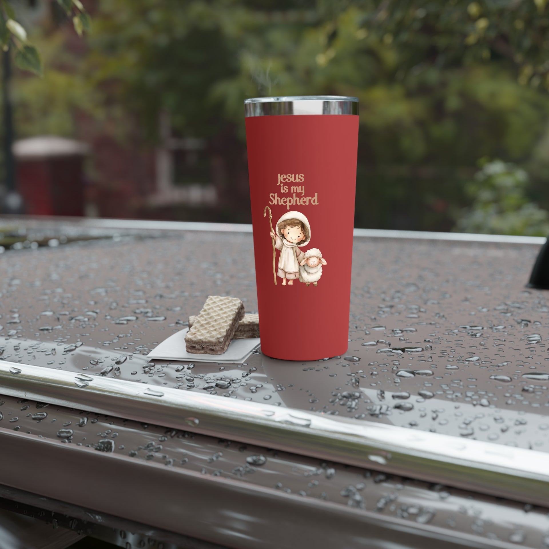 Jesus Is My Shepherd 22oz Copper Vacuum Insulated Tumbler - My Faith My Father