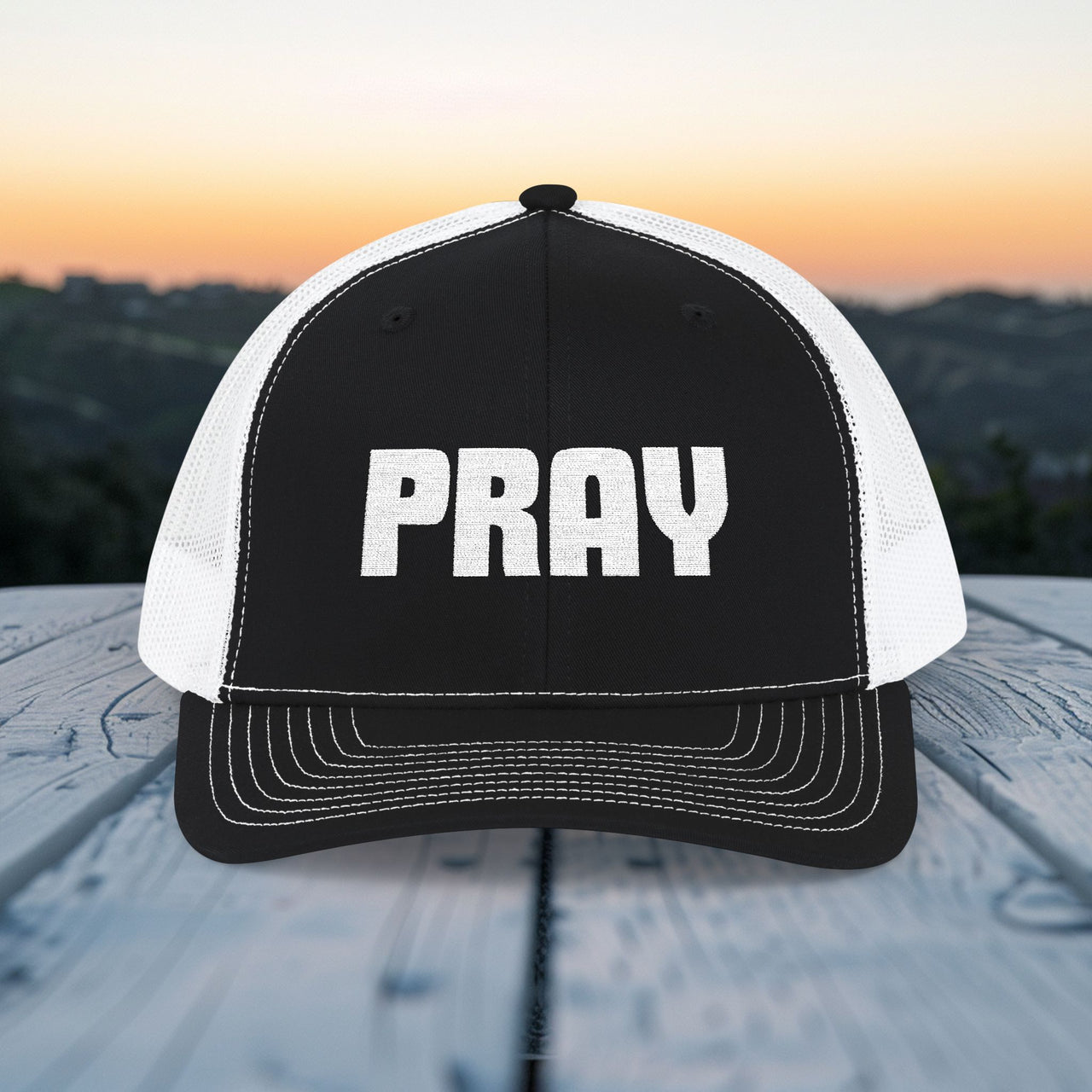 Pray Snapback Trucker Hat
