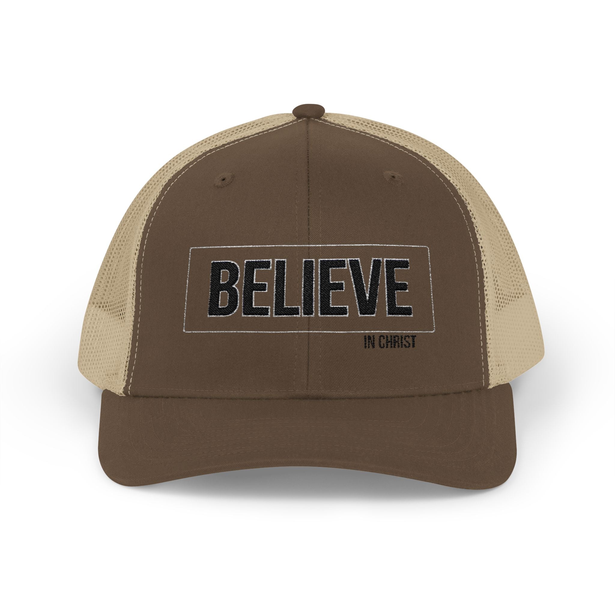 Believe In Christ Snapback Trucker Hat