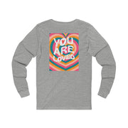 You Are Loved Retro Unisex Long Sleeve T-Shirt - My Faith My Father