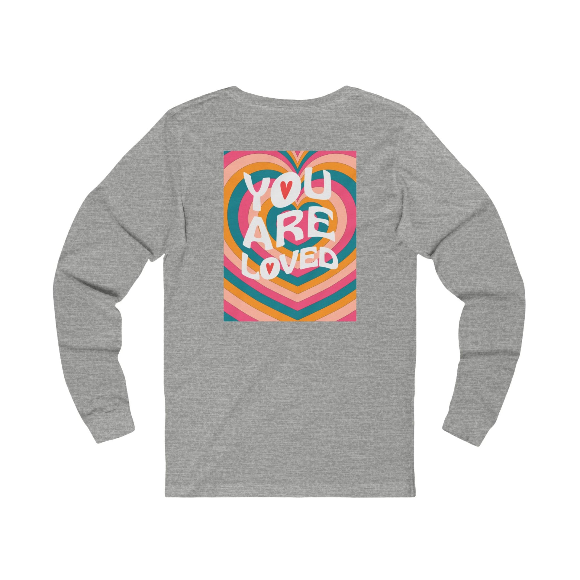 You Are Loved Retro Unisex Long Sleeve T-Shirt - My Faith My Father