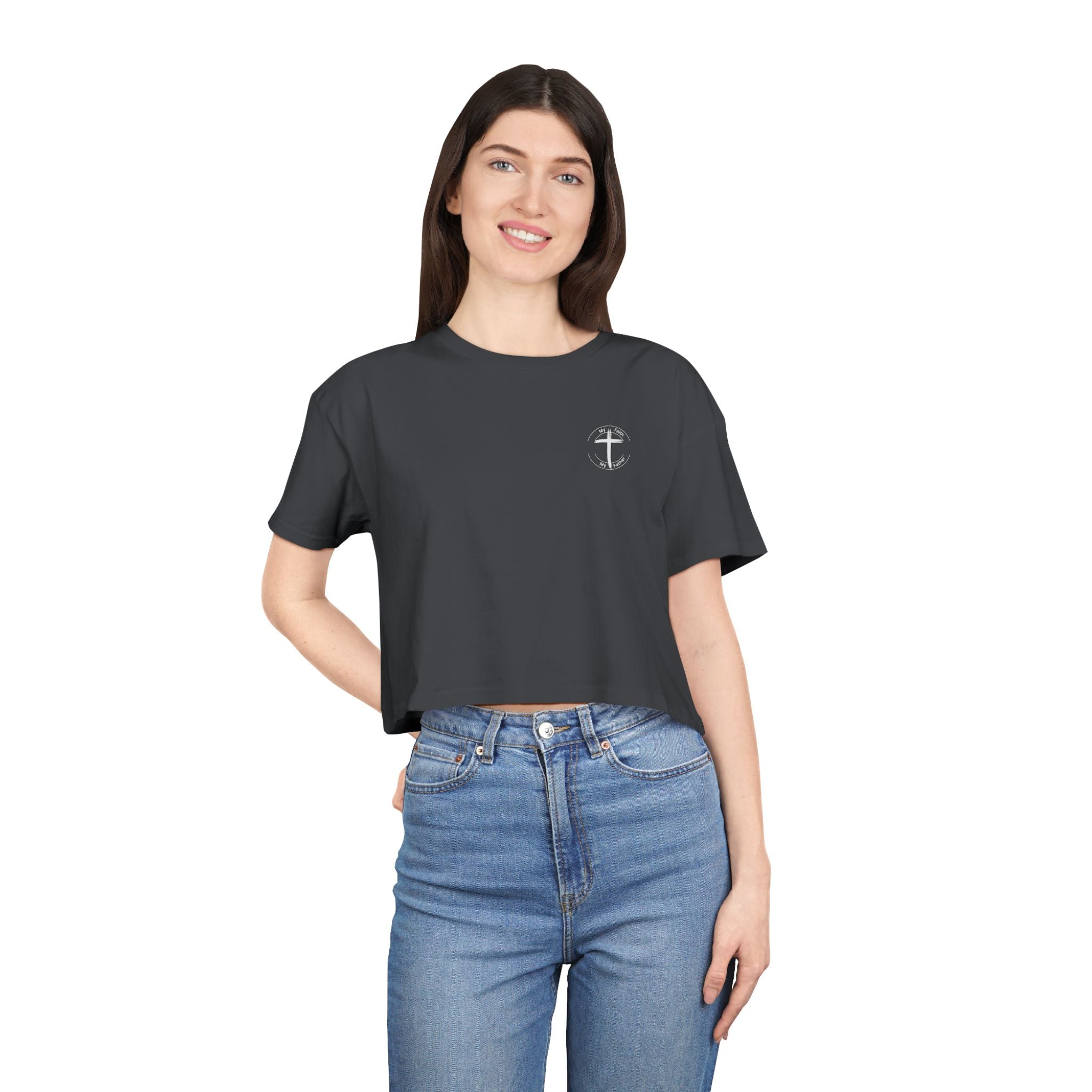 Accept What Is Crop Tee