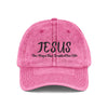 JESUS The Way The Truth The Life Vintage Hat - My Faith My Father