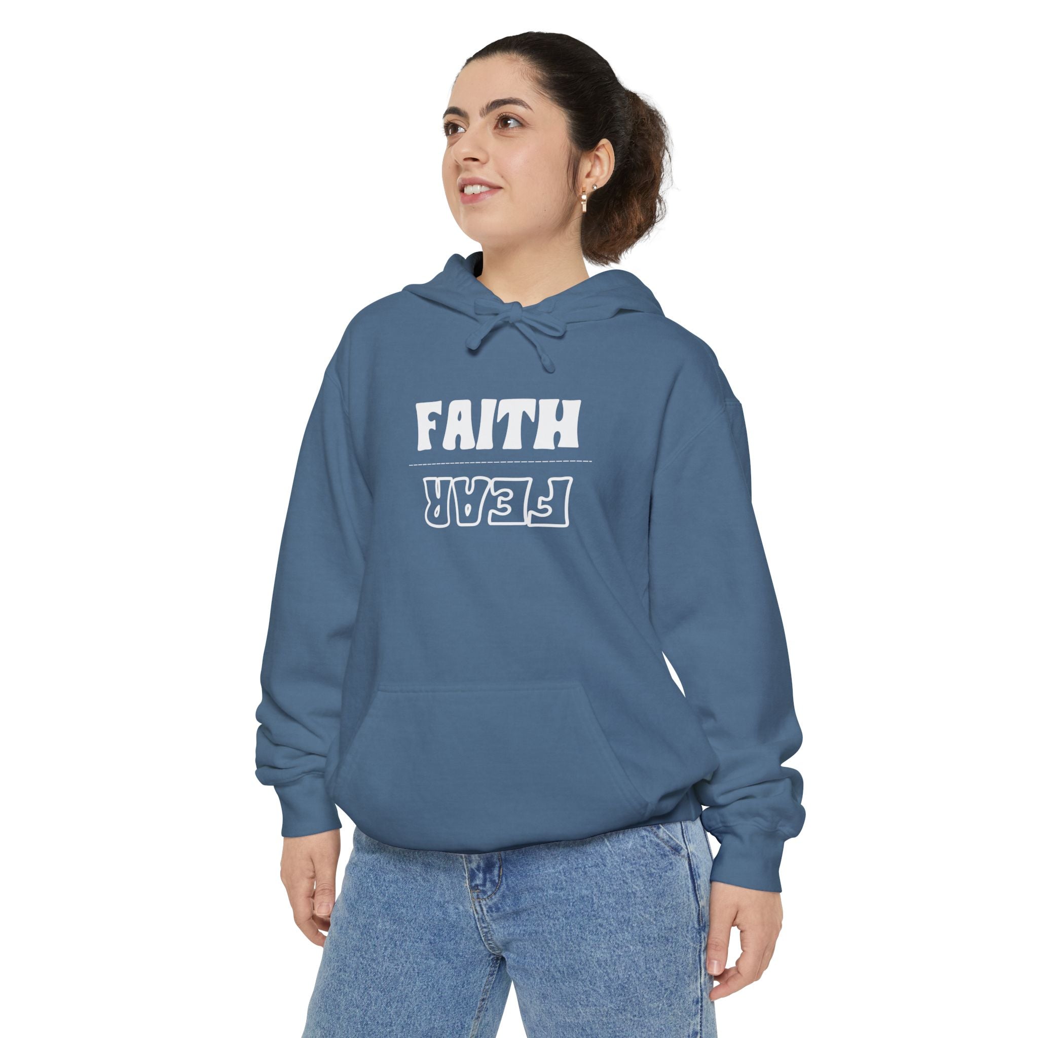 Faith Over Fear Unisex Relaxed Fit Hoodie