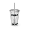 Child of God (Boy) Sunsplash 16oz Tumbler With Straw - My Faith My Father